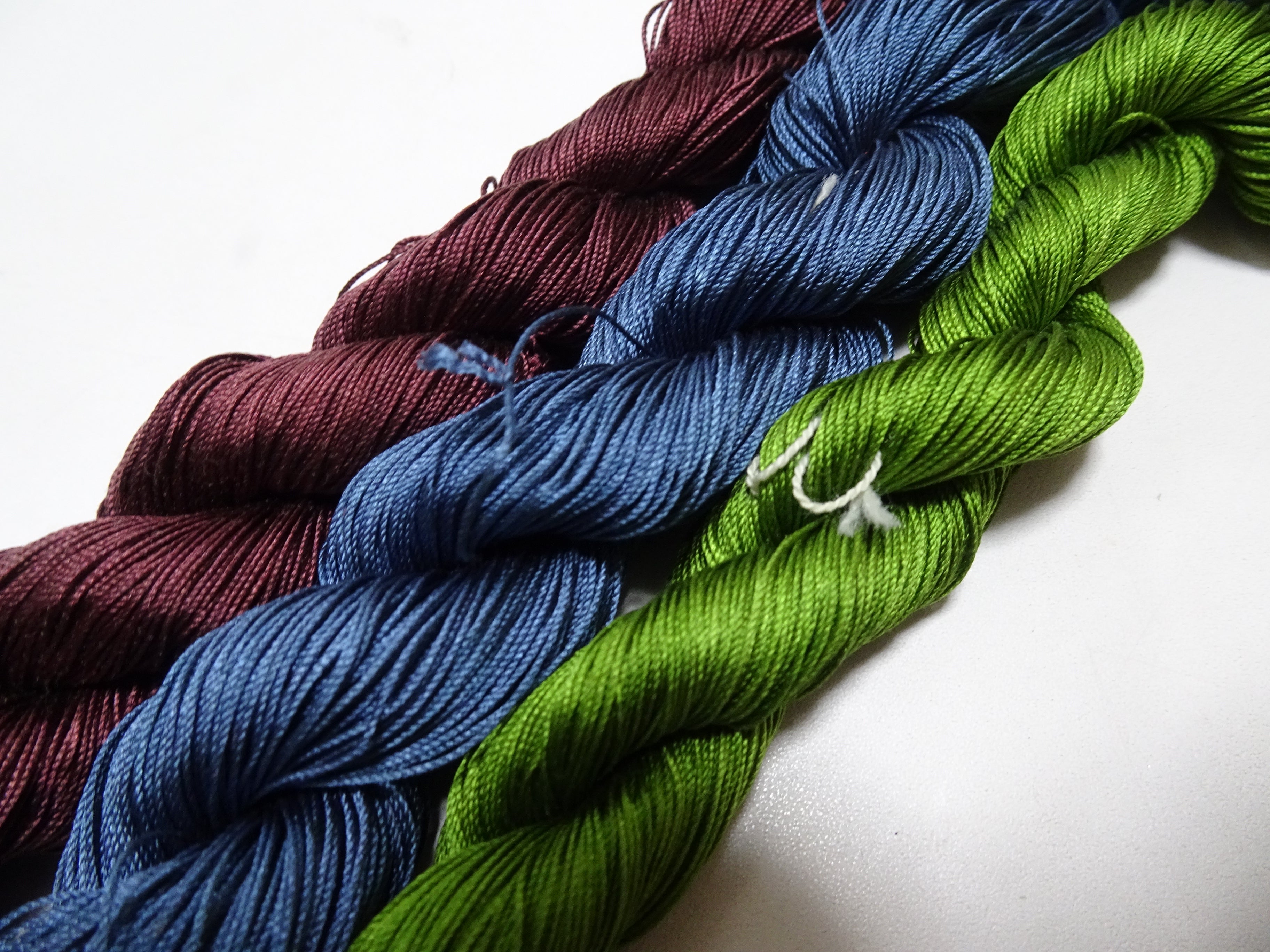Japanese Vintage Silk Thread 3sets Embroidery 16636