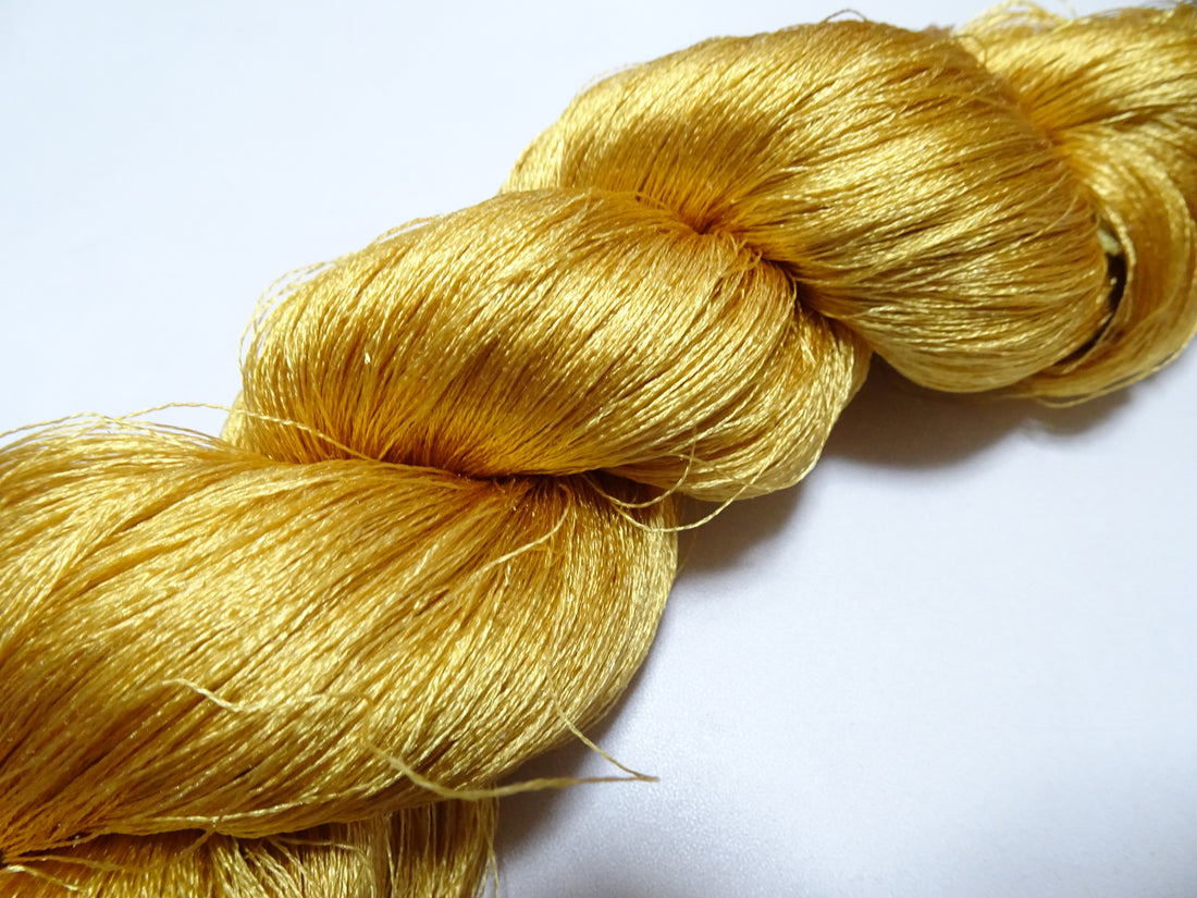Japanese Vintage Twisted Silk Thread Embroidery 19900