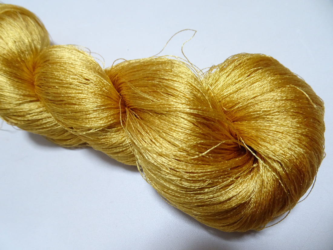 Japanese Vintage Twisted Silk Thread Embroidery 19900