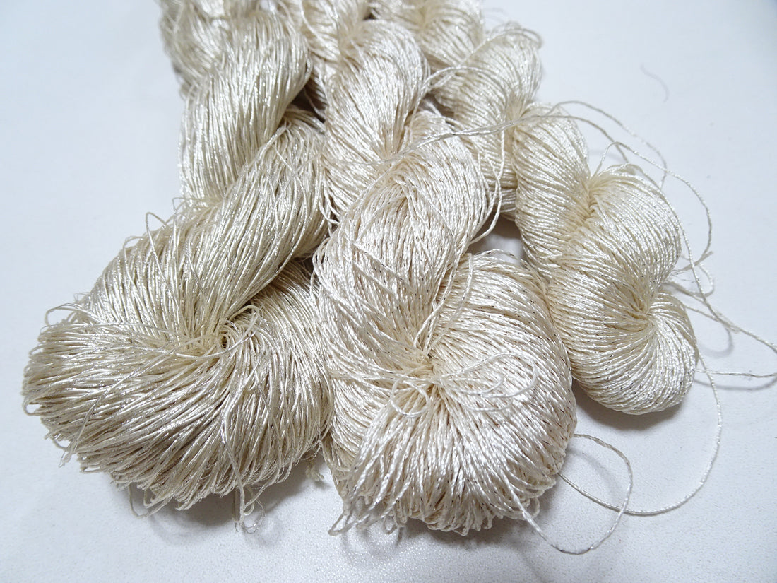 Japanese vintage high class rare silk thread 3sets Mixture of Gold embroidery 9533