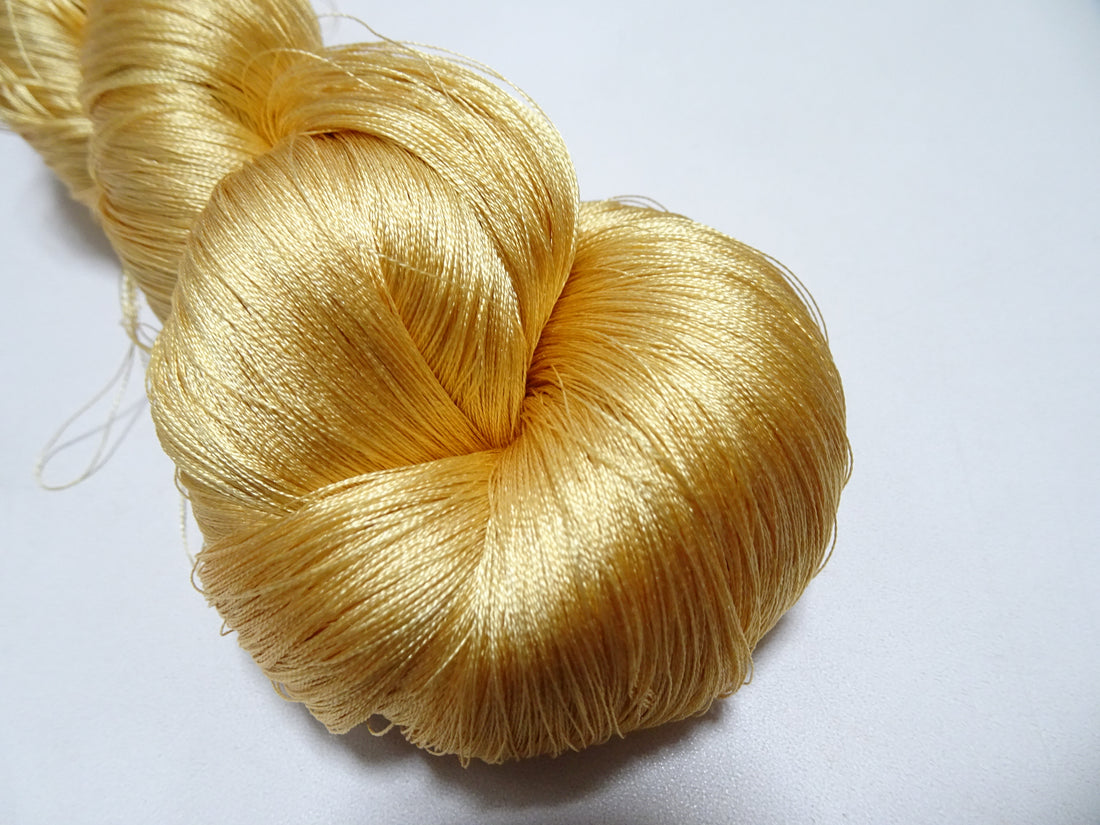 Japanese Vintage Twisted Silk Thread Embroidery 17147
