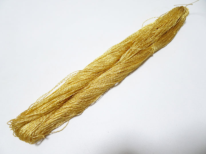 Japanese vintage rare Double Twist high class gold leaf thread  200M embroidery  8491