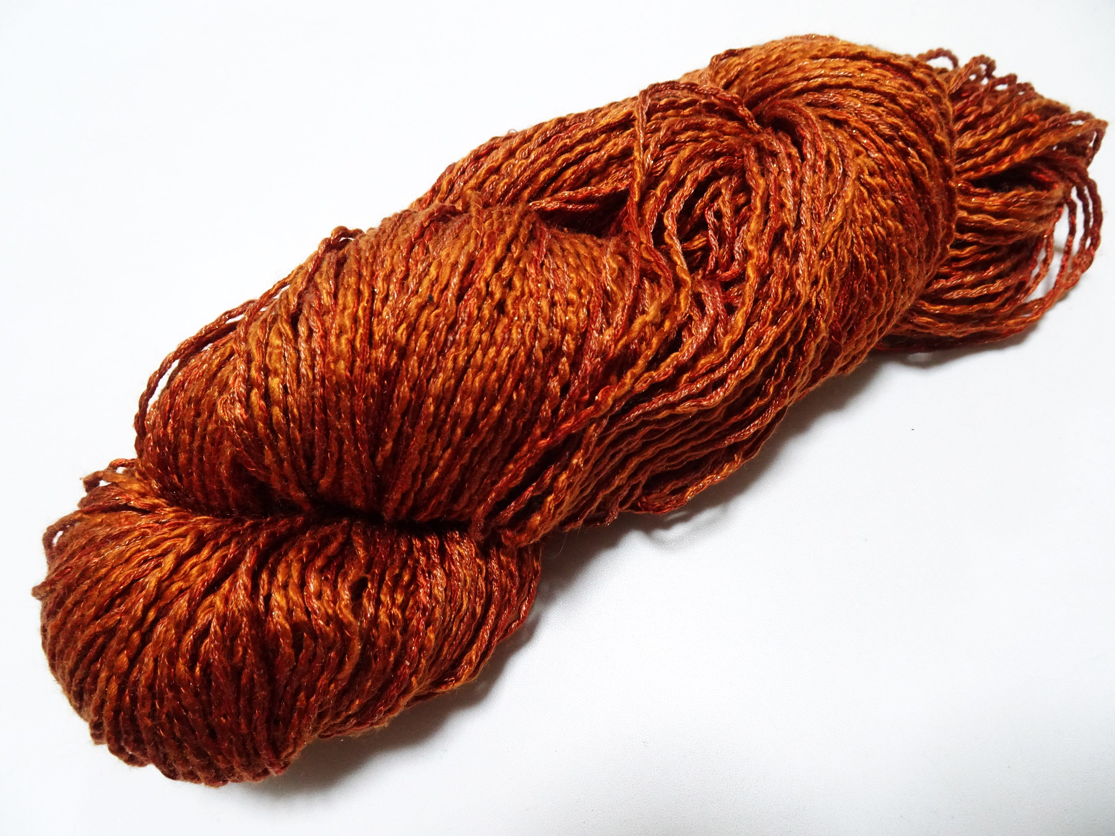 Japanese Tanaka Gen Silk – One-of-a-Kind Hand-Dyed Artistic Silk Thread, Rare Japanese Artisan Yarn, Limited Stock 19131