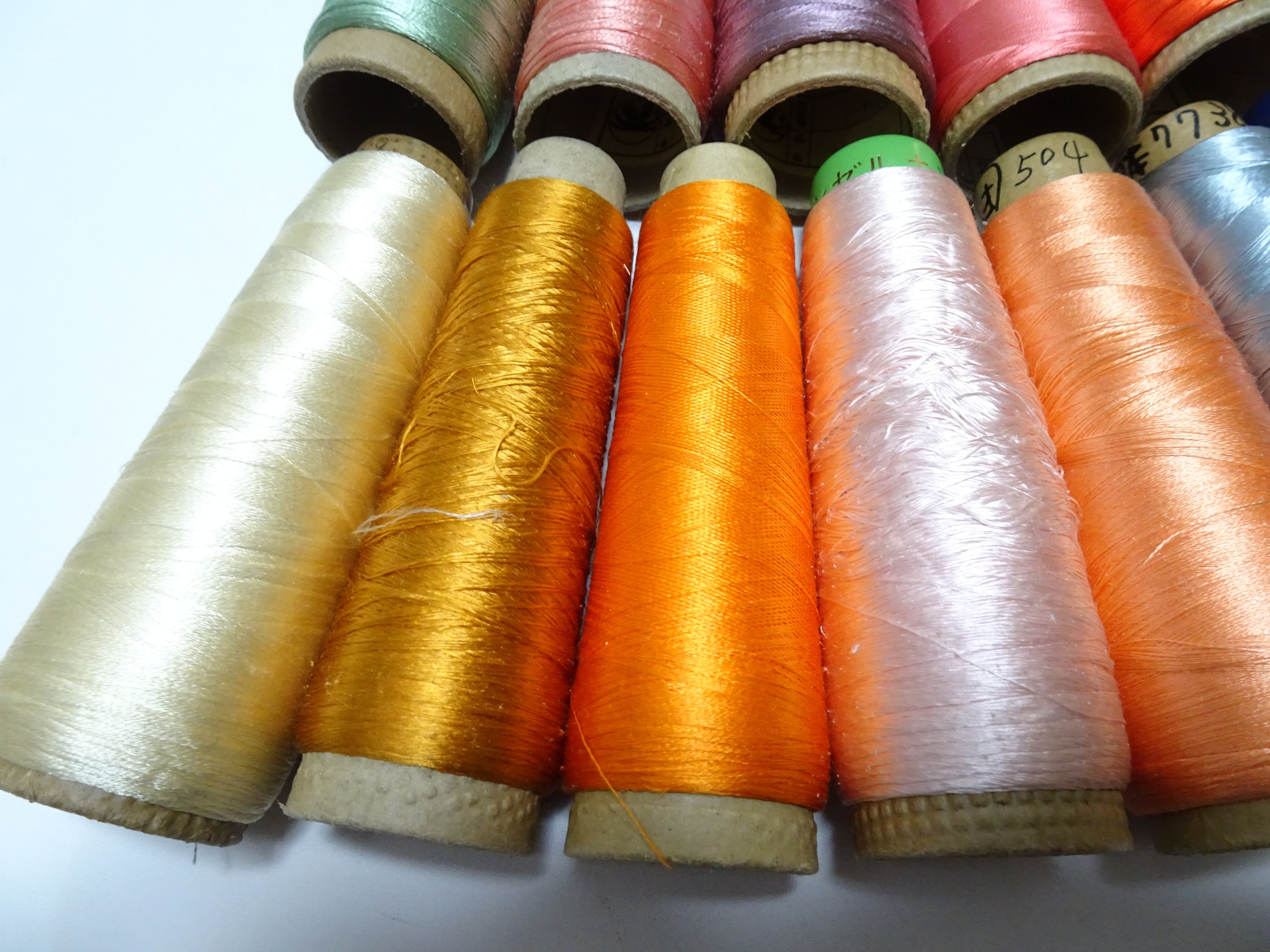 Great deal!! Japanese vintage silk thread 14sets embroidery Imperfect item (please see description for details)  16384
