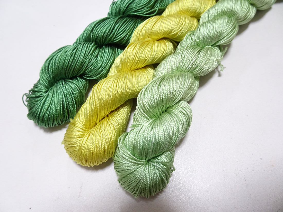 Japanese Vintage Silk Thread 3sets Embroidery 16637