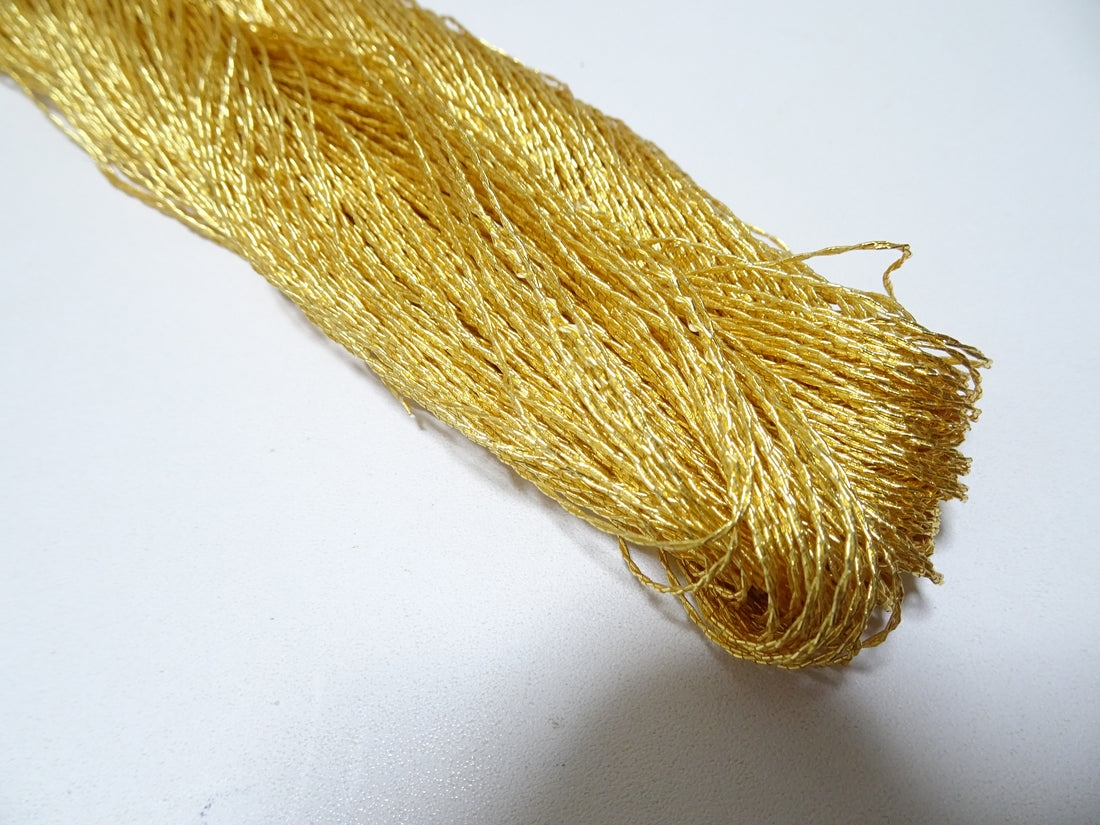 Japanese vintage rare Double Twist high class gold leaf thread  200M embroidery  8491