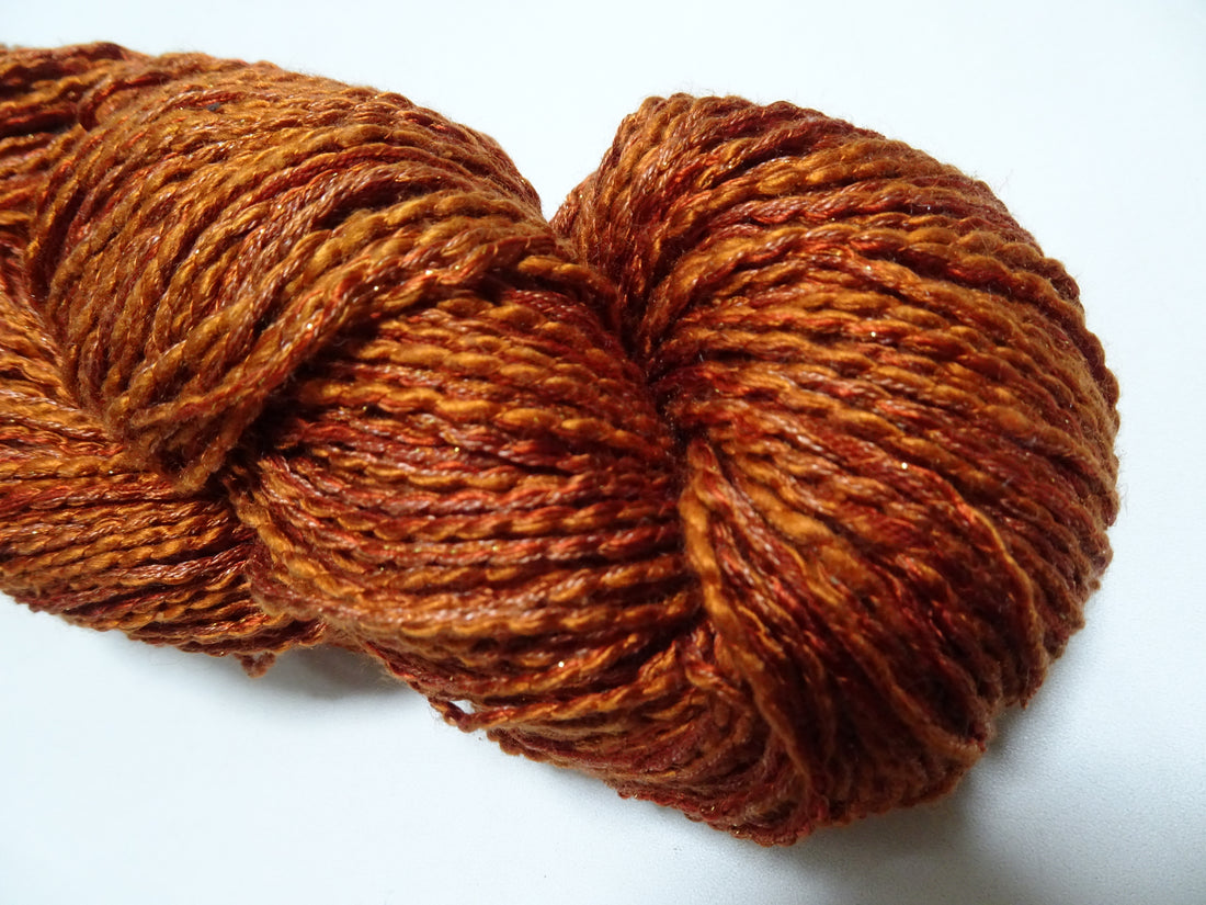 Japanese Tanaka Gen Silk – One-of-a-Kind Hand-Dyed Artistic Silk Thread, Rare Japanese Artisan Yarn, Limited Stock 19131