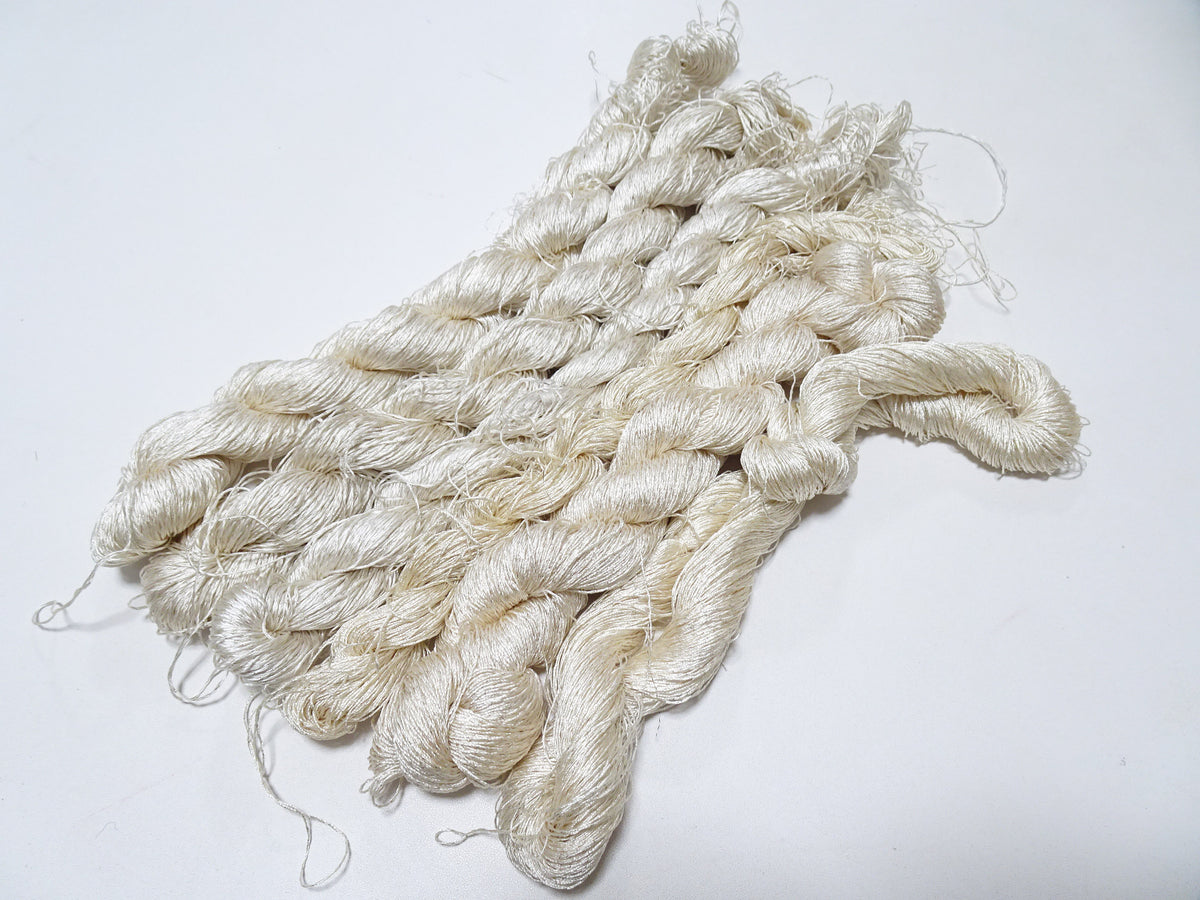 Japanese vintage high class rare silk thread 6sets Mixture of Gold emb ...