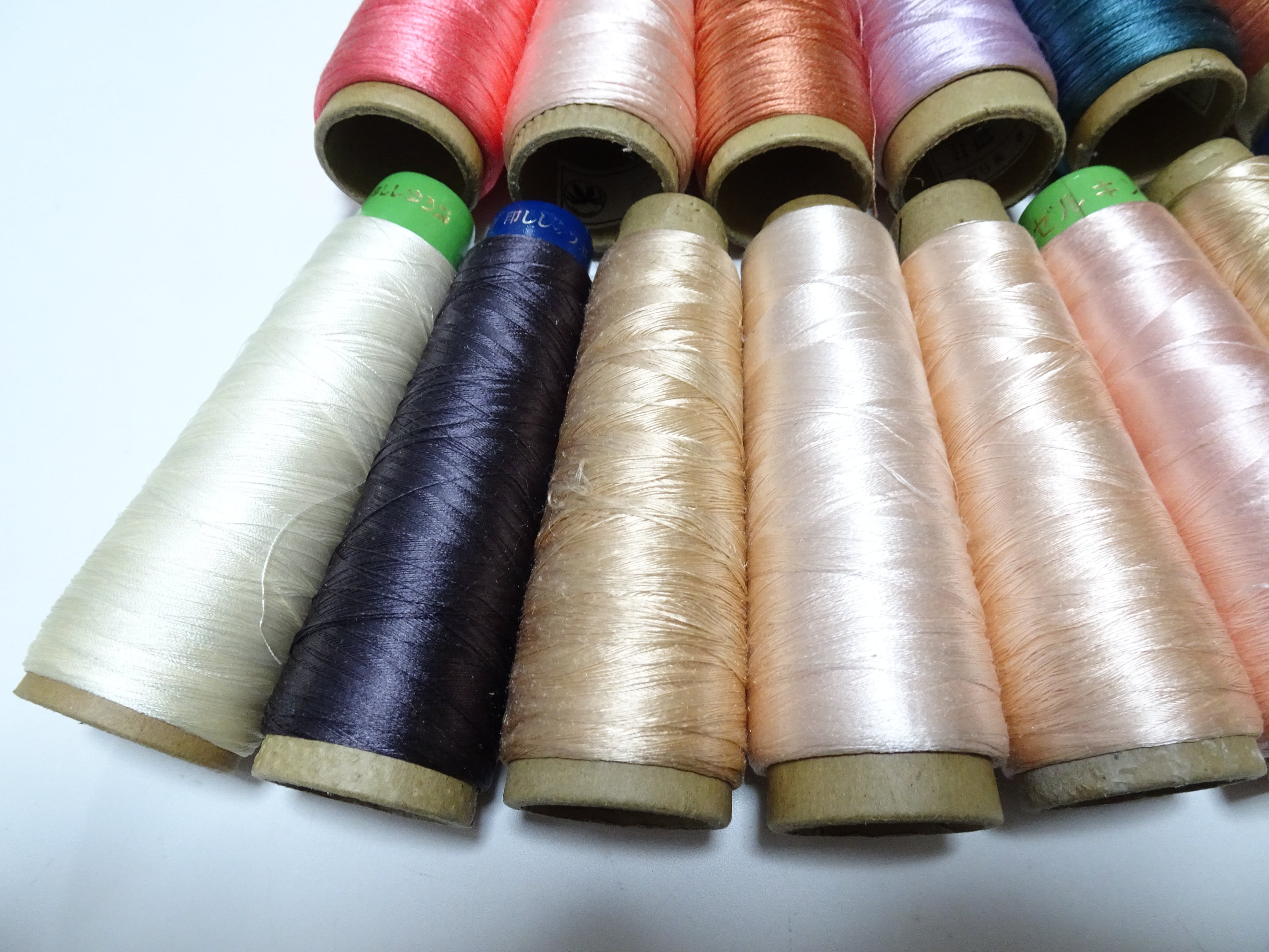 Great deal!! Japanese vintage silk thread 14sets embroidery Imperfect item (please see description for details)  16385