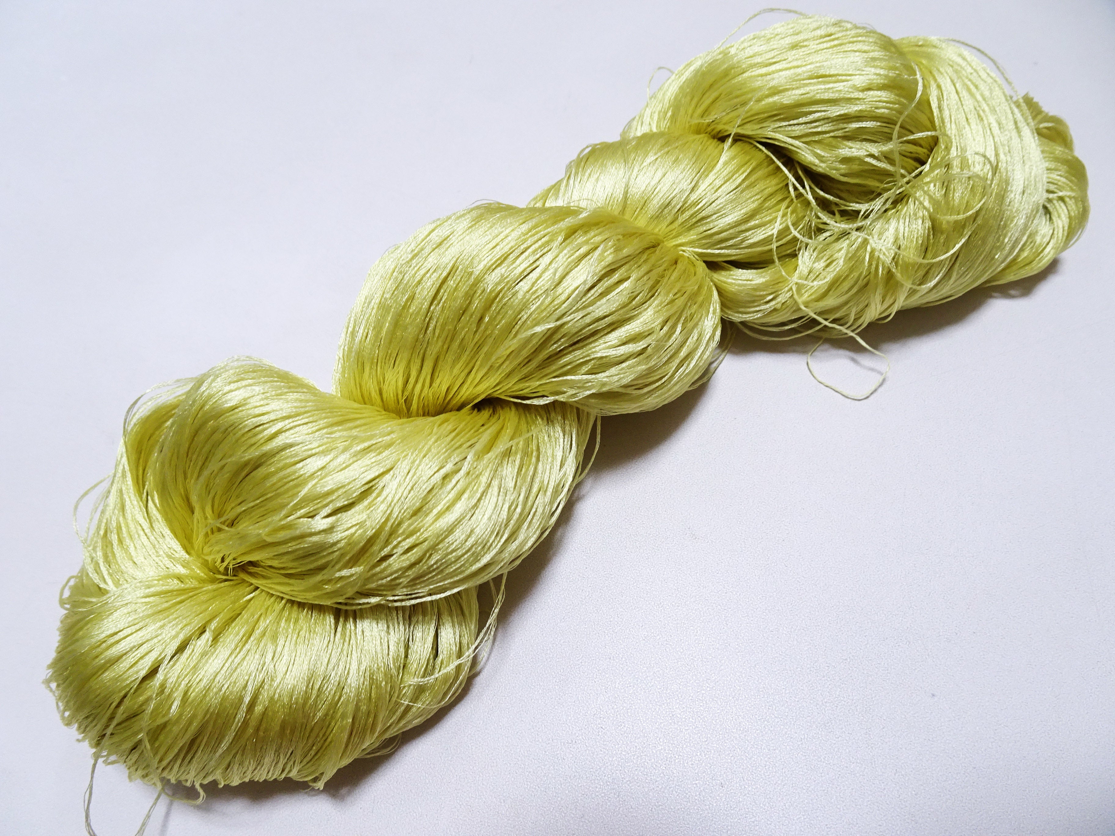 Japanese Vintage 6 Loose-Twist Silk Threads 19268