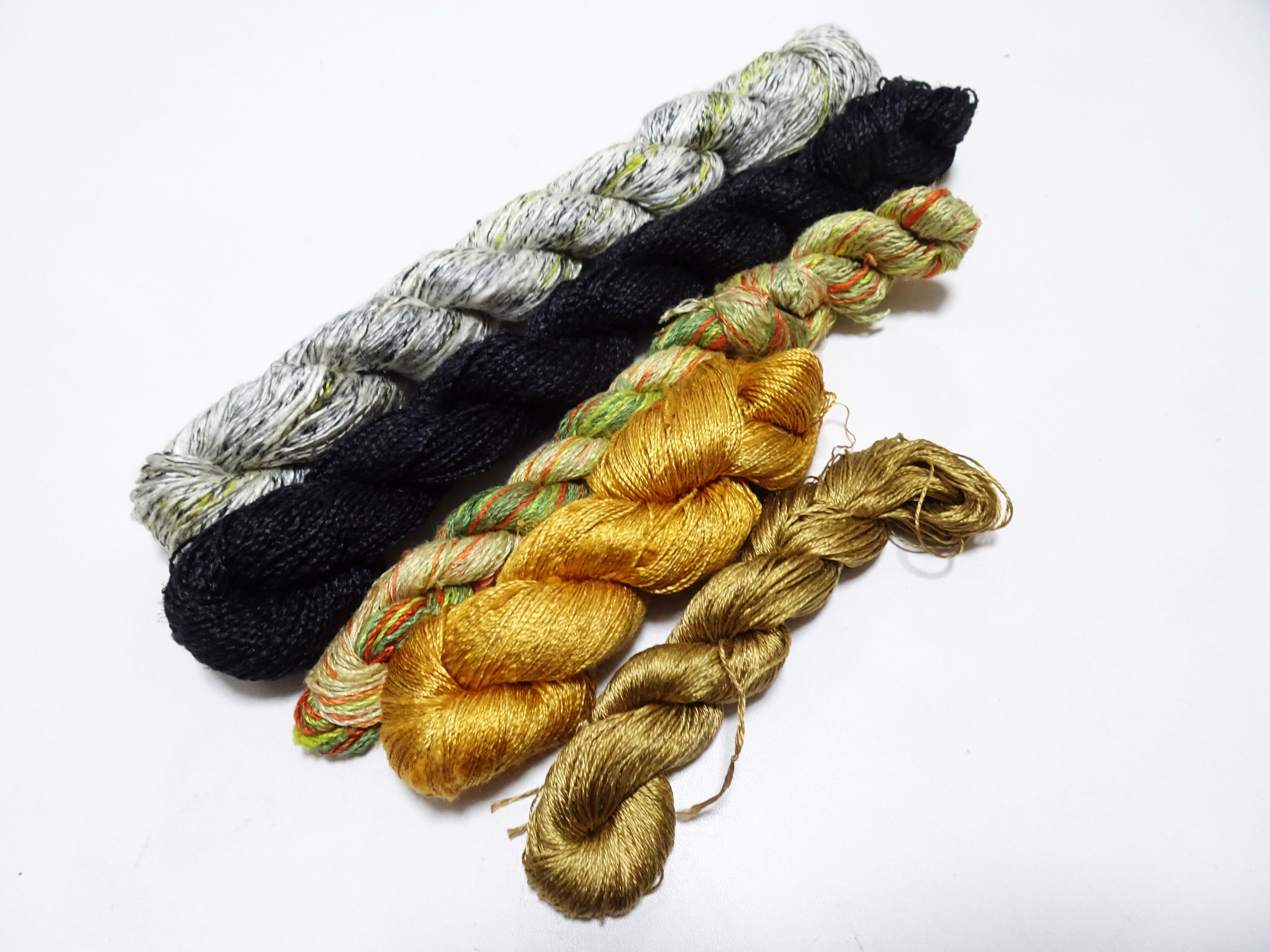 Japanese Vintage Silk Thread 5sets Embroidery 16639
