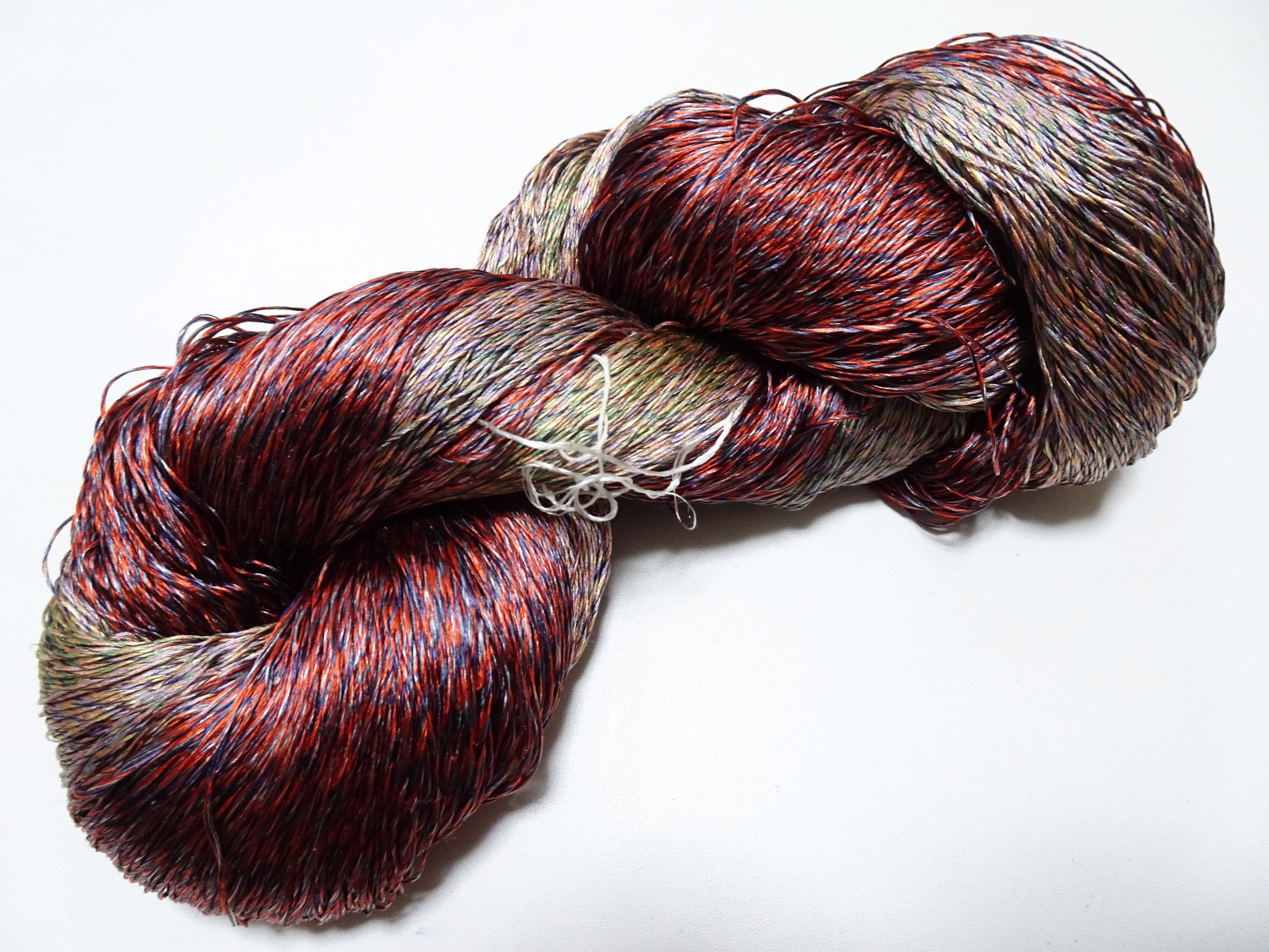 Japanese Tanaka Gen Silk – One-of-a-Kind Hand-Dyed Artistic Silk Thread, Rare Japanese Artisan Yarn, Limited Stock 19133