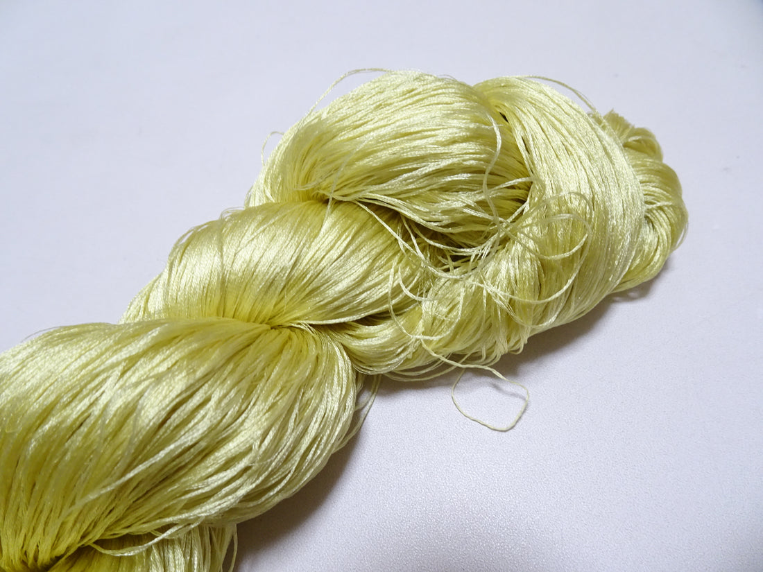 Japanese Vintage 6 Loose-Twist Silk Threads 19268