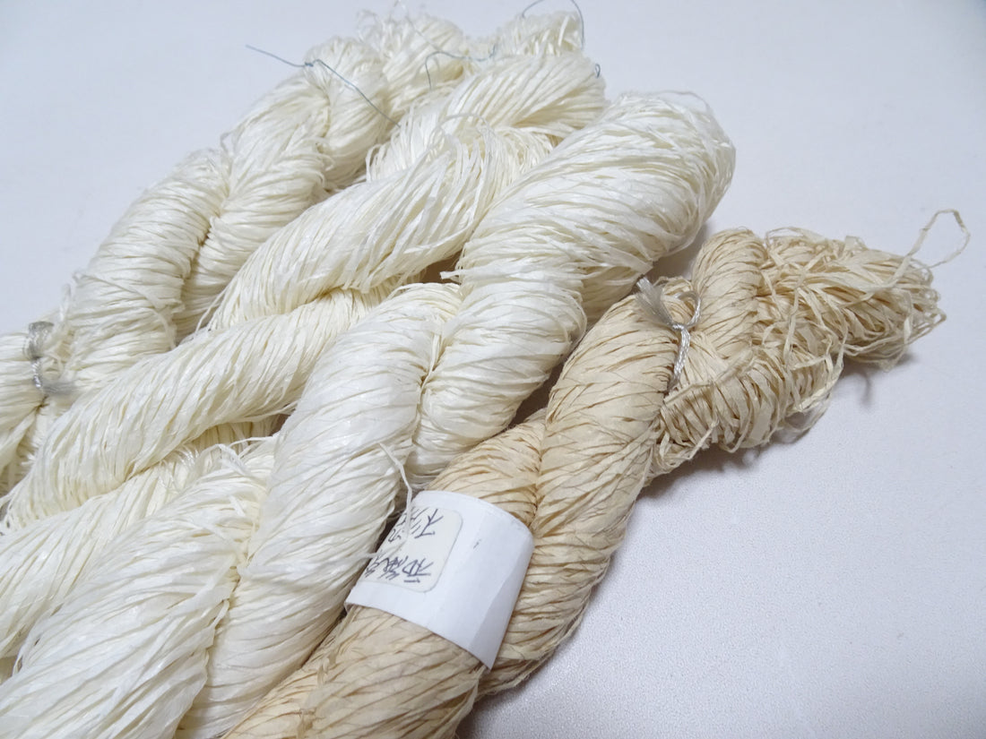 Japanese Vintage High Class Rare Washi Paper Thread 4sets 18969