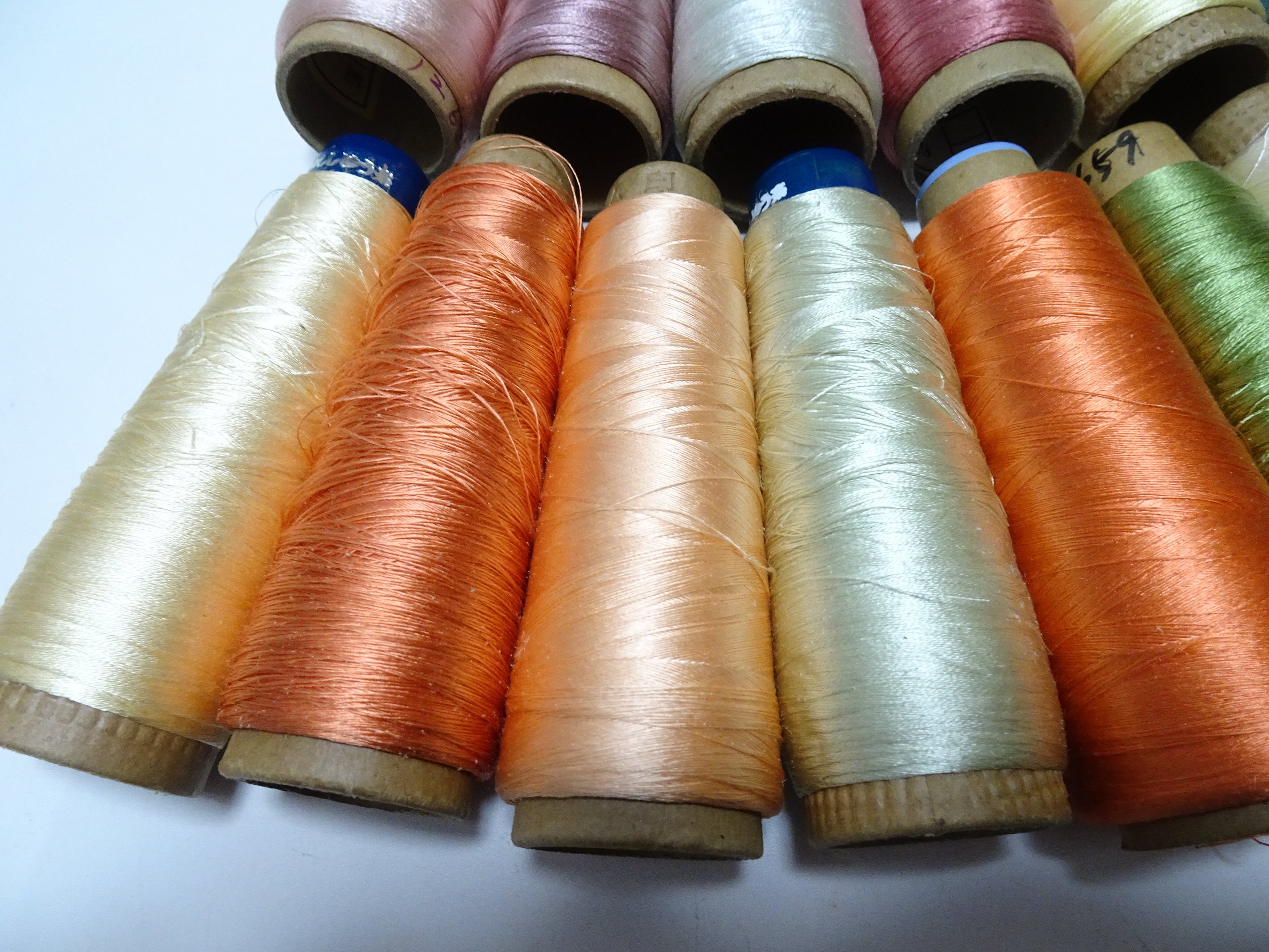 Great deal!! Japanese vintage silk thread 14sets embroidery Imperfect item (please see description for details)  16386