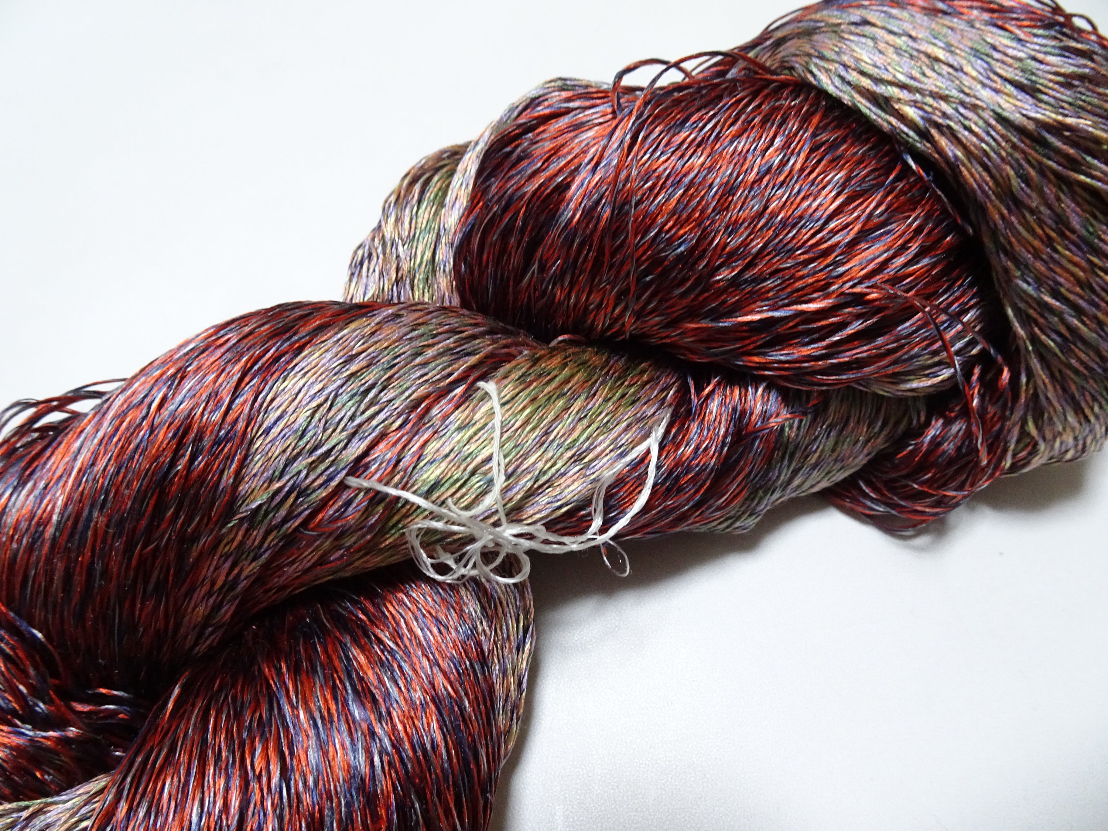 Japanese Tanaka Gen Silk – One-of-a-Kind Hand-Dyed Artistic Silk Thread, Rare Japanese Artisan Yarn, Limited Stock 19133