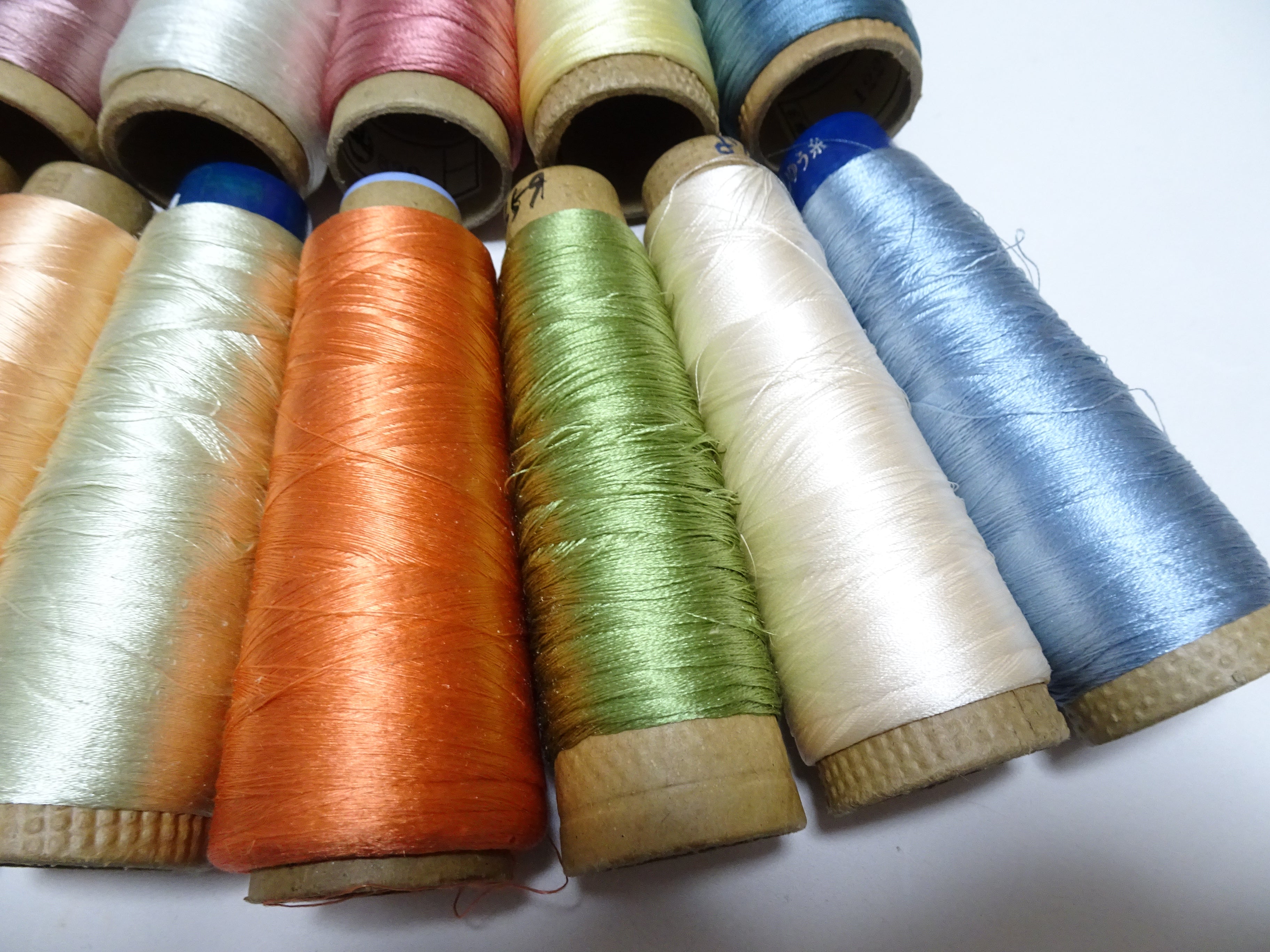 Great deal!! Japanese vintage silk thread 14sets embroidery Imperfect item (please see description for details)  16386