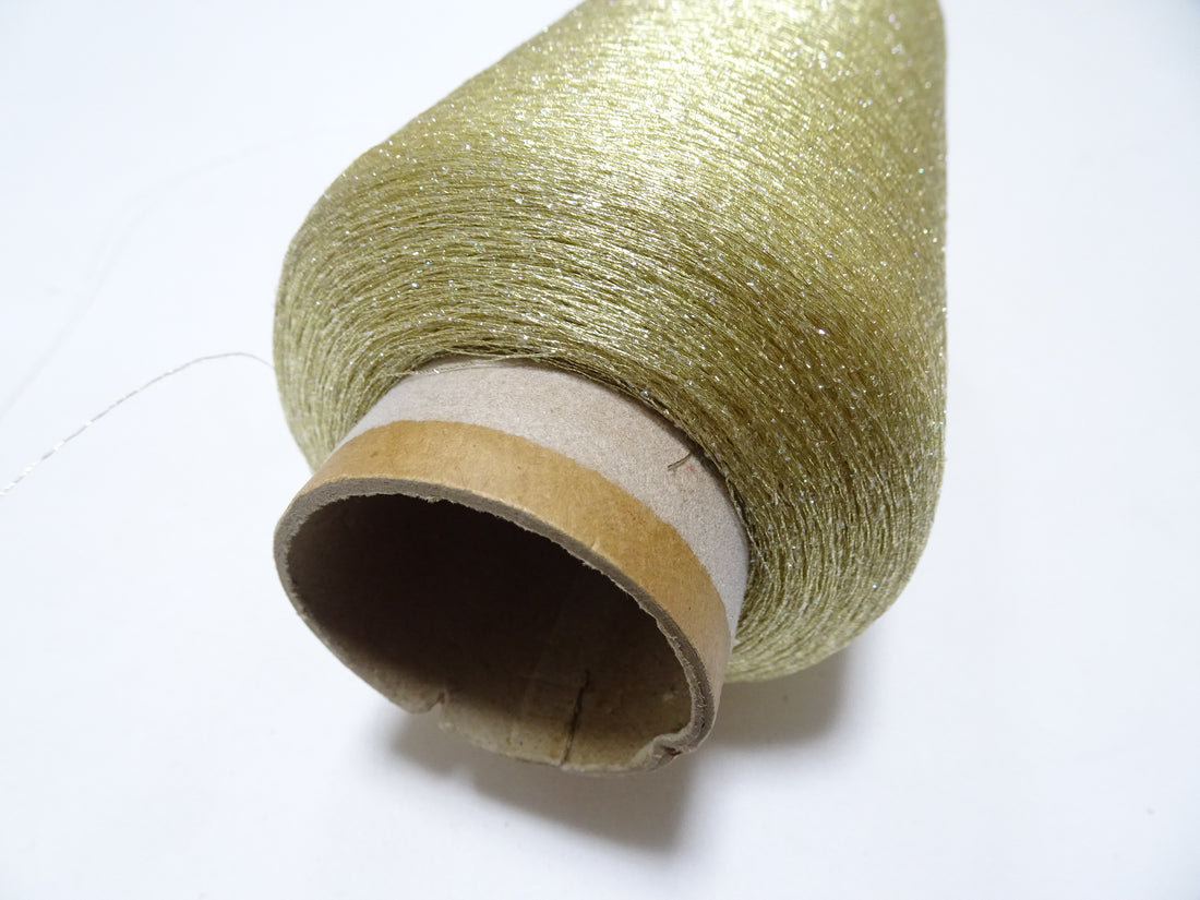 Super Special price! Japanese vintage metallic lame thread embroidery 5000M 9363