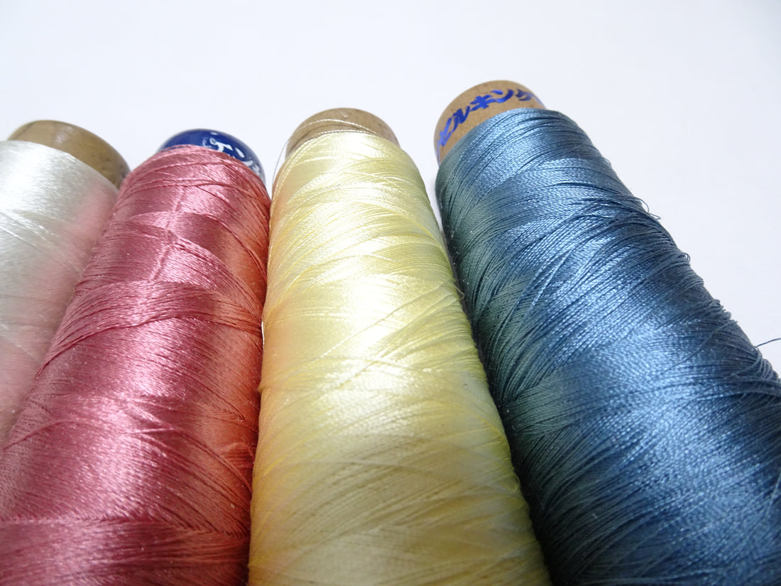 Great deal!! Japanese vintage silk thread 14sets embroidery Imperfect item (please see description for details)  16386