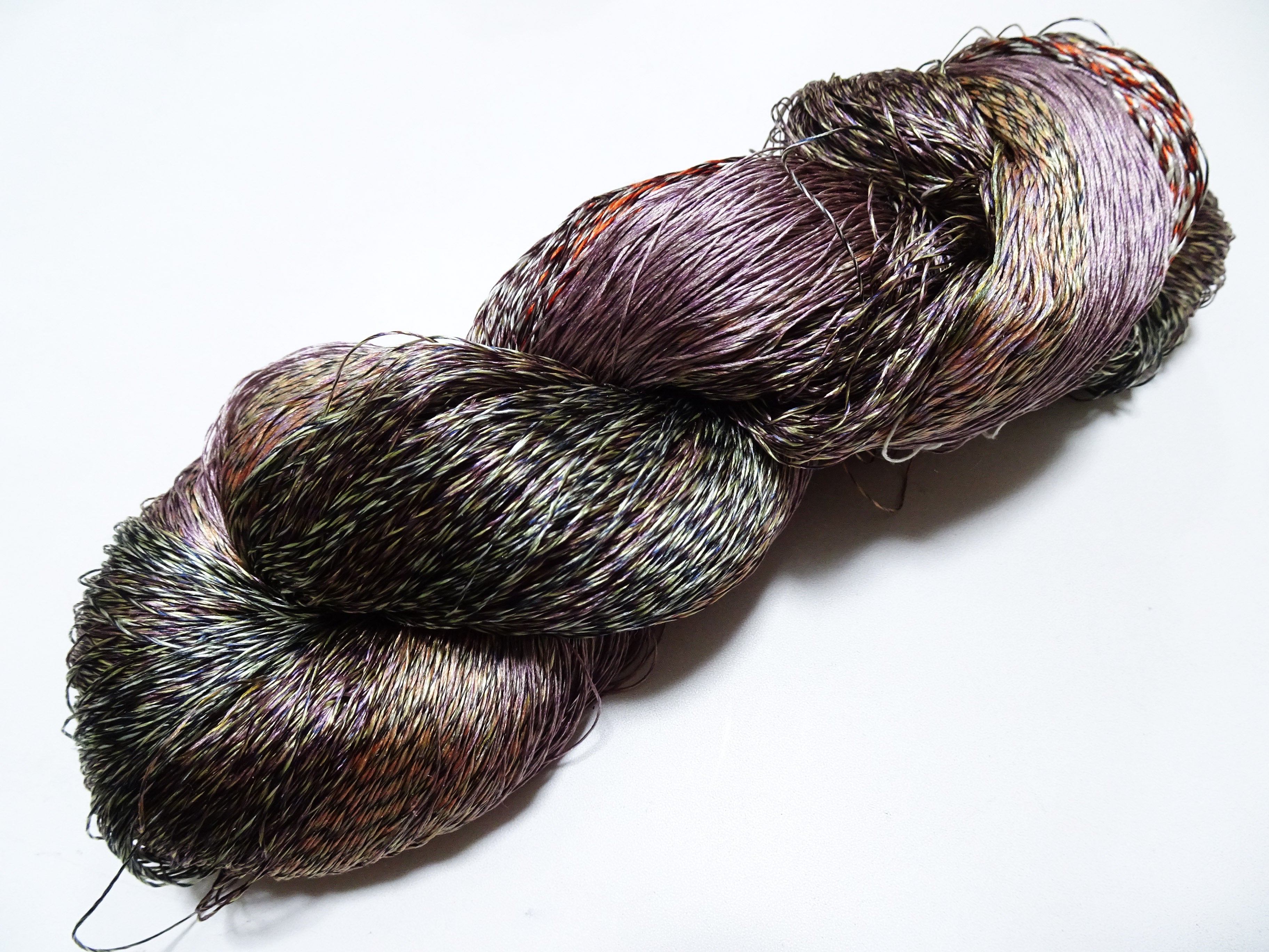 Japanese Tanaka Gen Silk – One-of-a-Kind Hand-Dyed Artistic Silk Thread, Rare Japanese Artisan Yarn, Limited Stock 19134