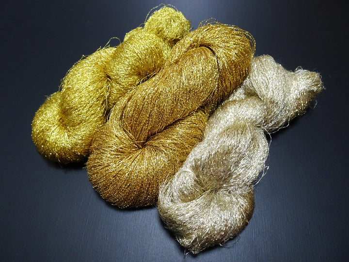 Japanese Vintage Metallic Thread 3sets Embroidery 17717