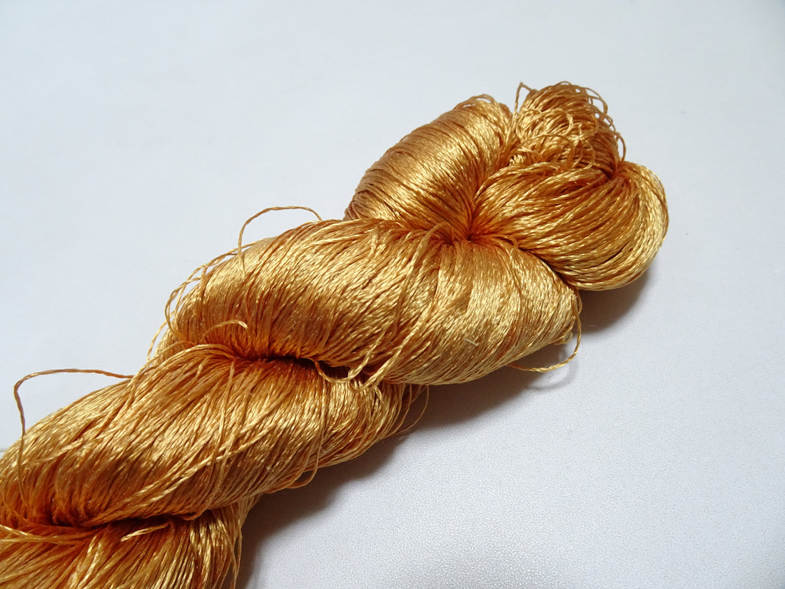 Japanese Vintage Twisted Silk Thread Embroidery 19441