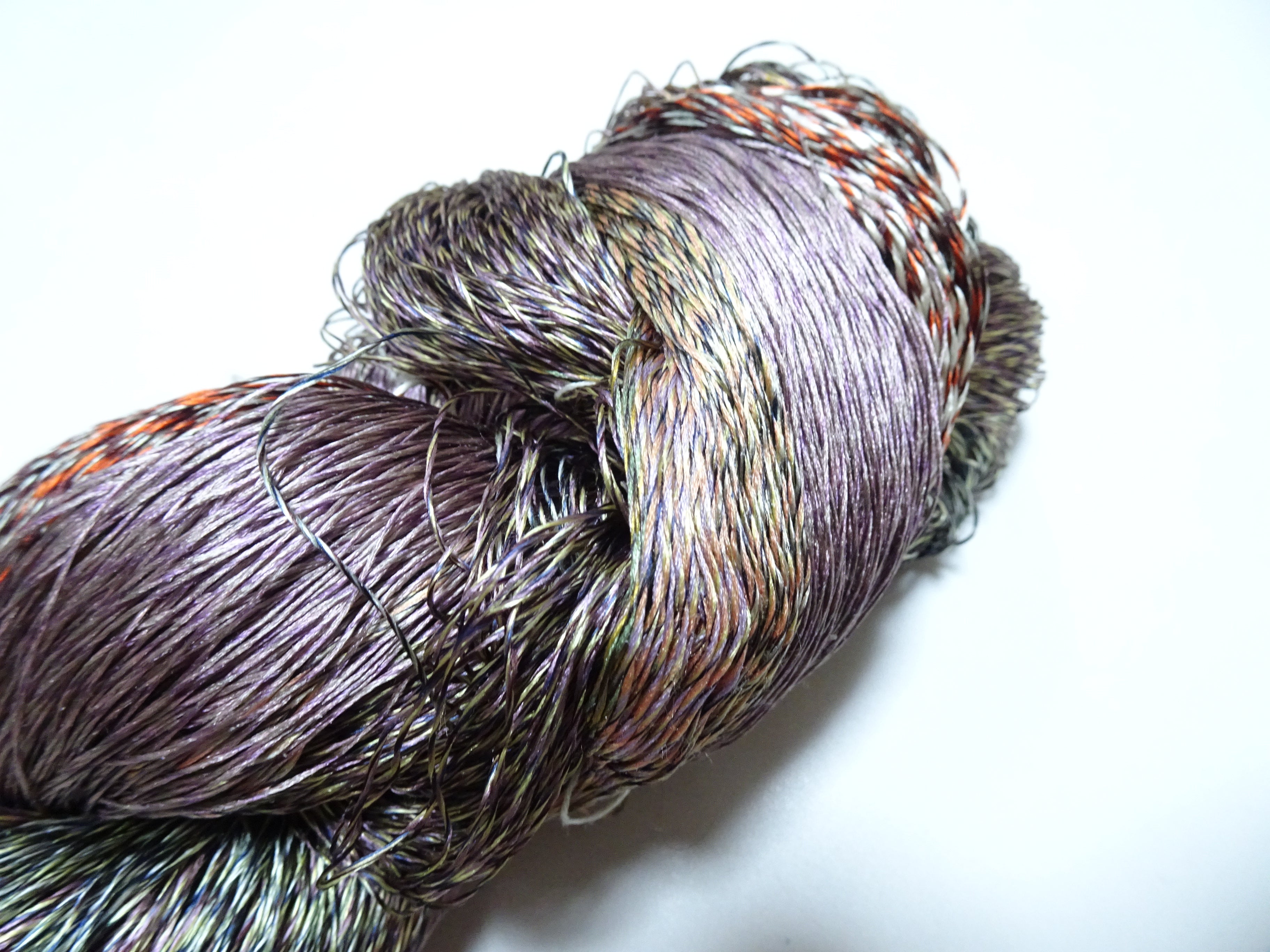 Japanese Tanaka Gen Silk – One-of-a-Kind Hand-Dyed Artistic Silk Thread, Rare Japanese Artisan Yarn, Limited Stock 19134