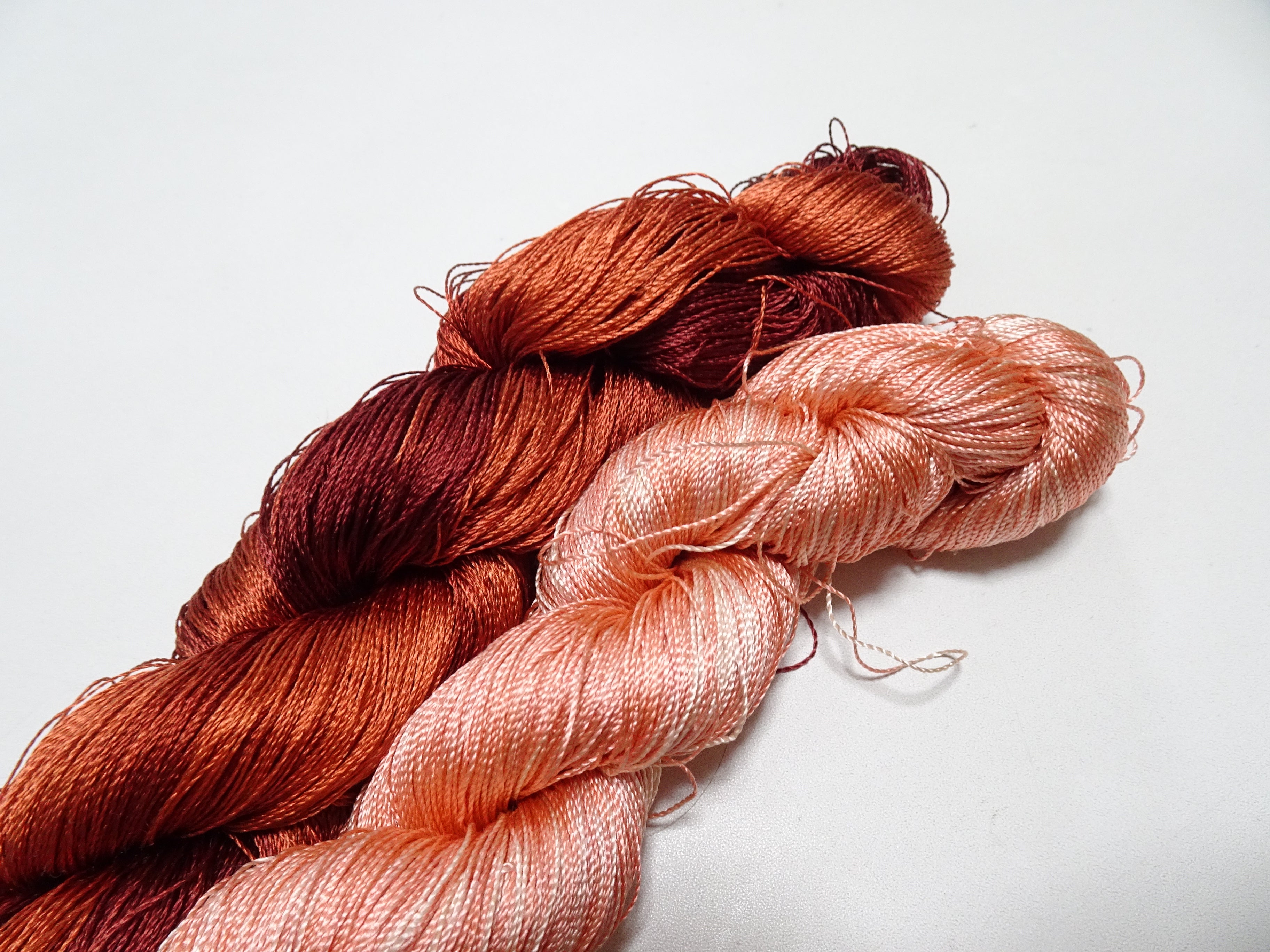 Japanese Vintage Twisted Silk Thread 2sets Embroidery & Weaving 18458