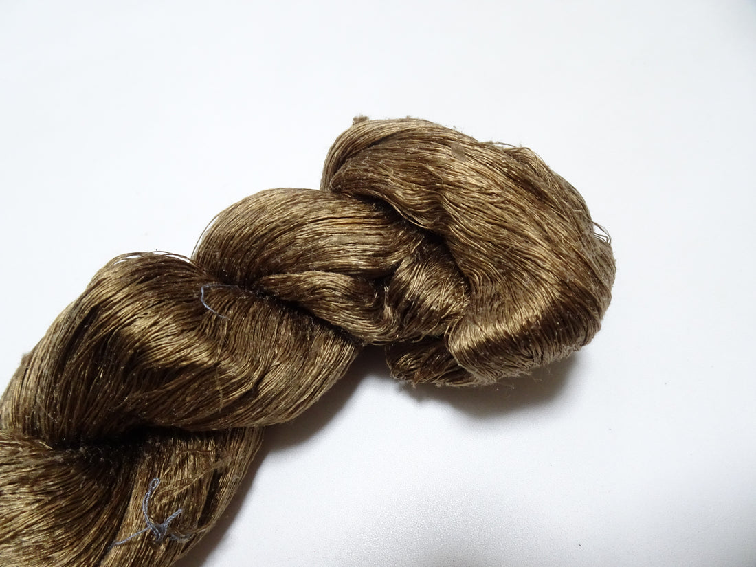 Japanese Vintage Loose Twisted Silk Thread Embroidery 15061
