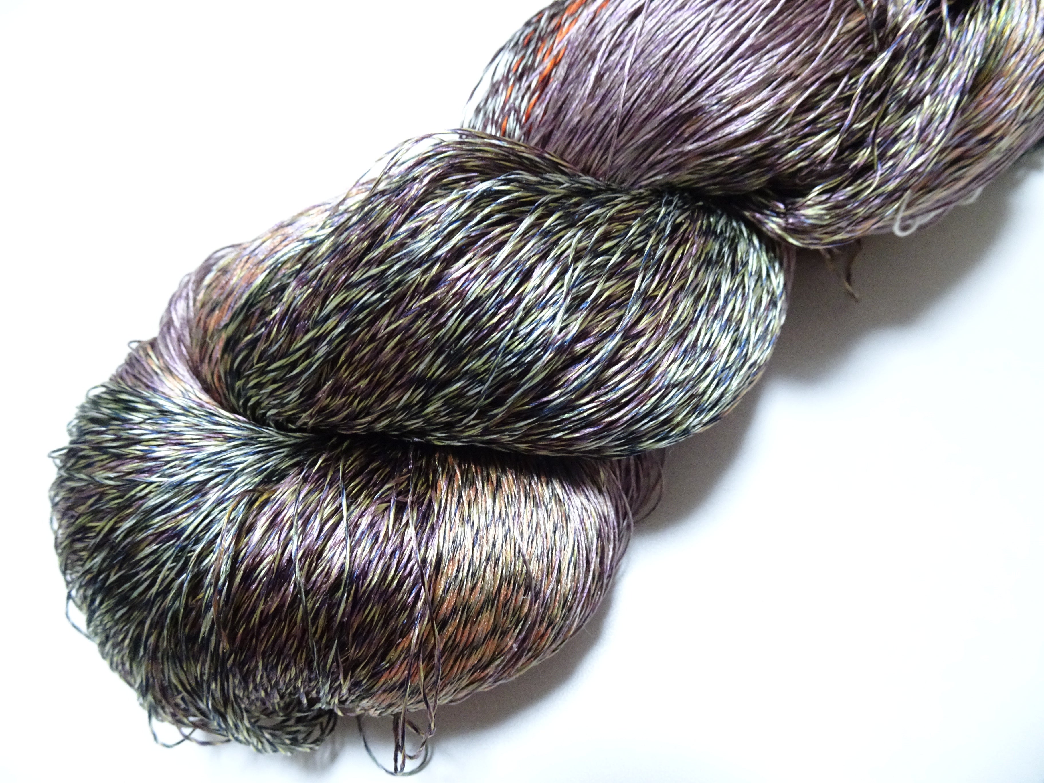 Japanese Tanaka Gen Silk – One-of-a-Kind Hand-Dyed Artistic Silk Thread, Rare Japanese Artisan Yarn, Limited Stock 19134