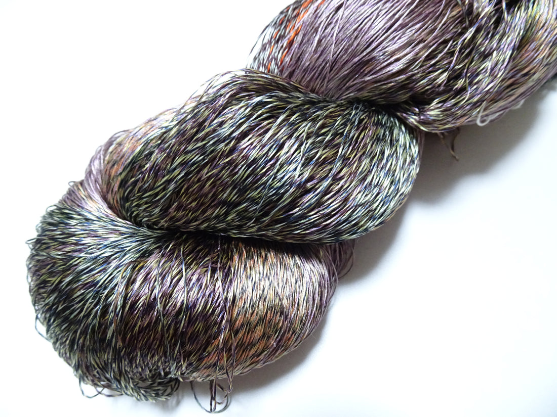 Japanese Tanaka Gen Silk – One-of-a-Kind Hand-Dyed Artistic Silk Thread, Rare Japanese Artisan Yarn, Limited Stock 19134