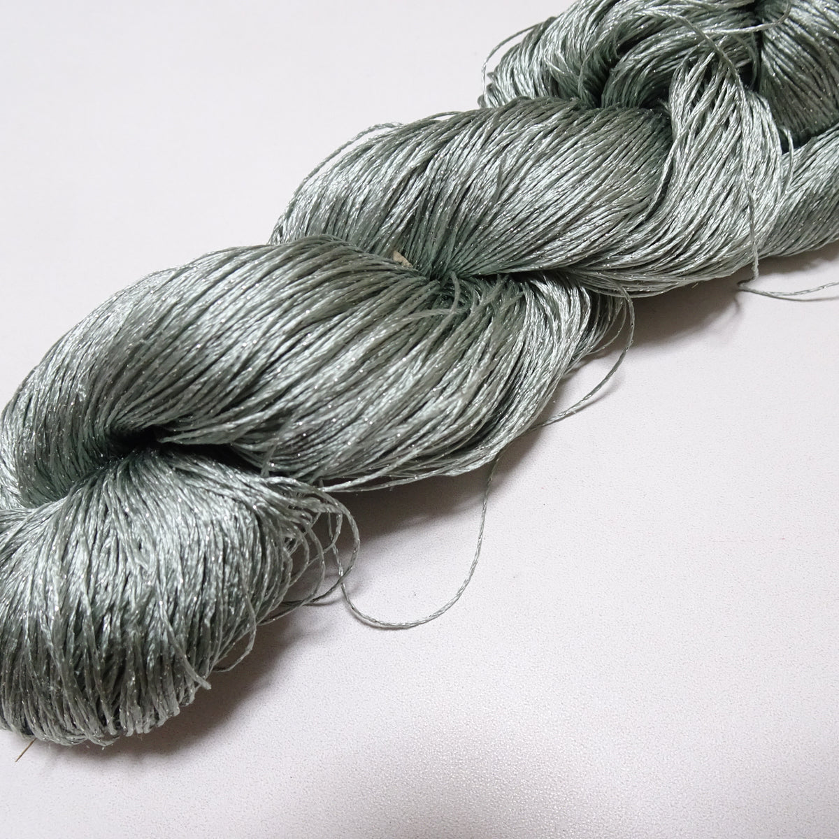 Japanese Vintage High Class Rare Silk Thread Mixture of Silver embroid ...