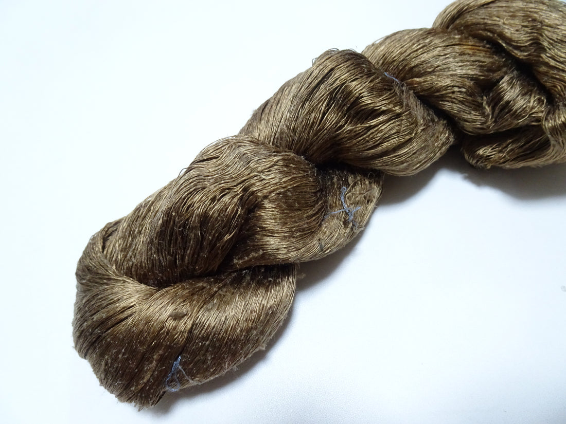 Japanese Vintage Loose Twisted Silk Thread Embroidery 15061