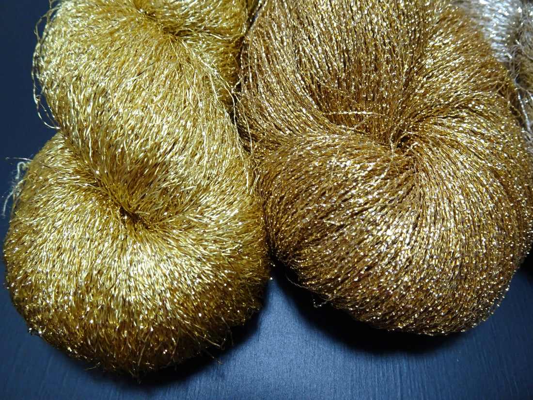 Japanese Vintage Metallic Thread 3sets Embroidery 17717