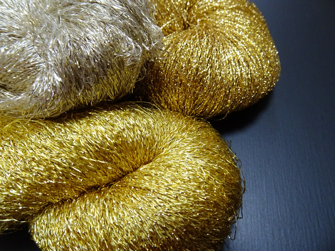 Japanese Vintage Metallic Thread 3sets Embroidery 17717