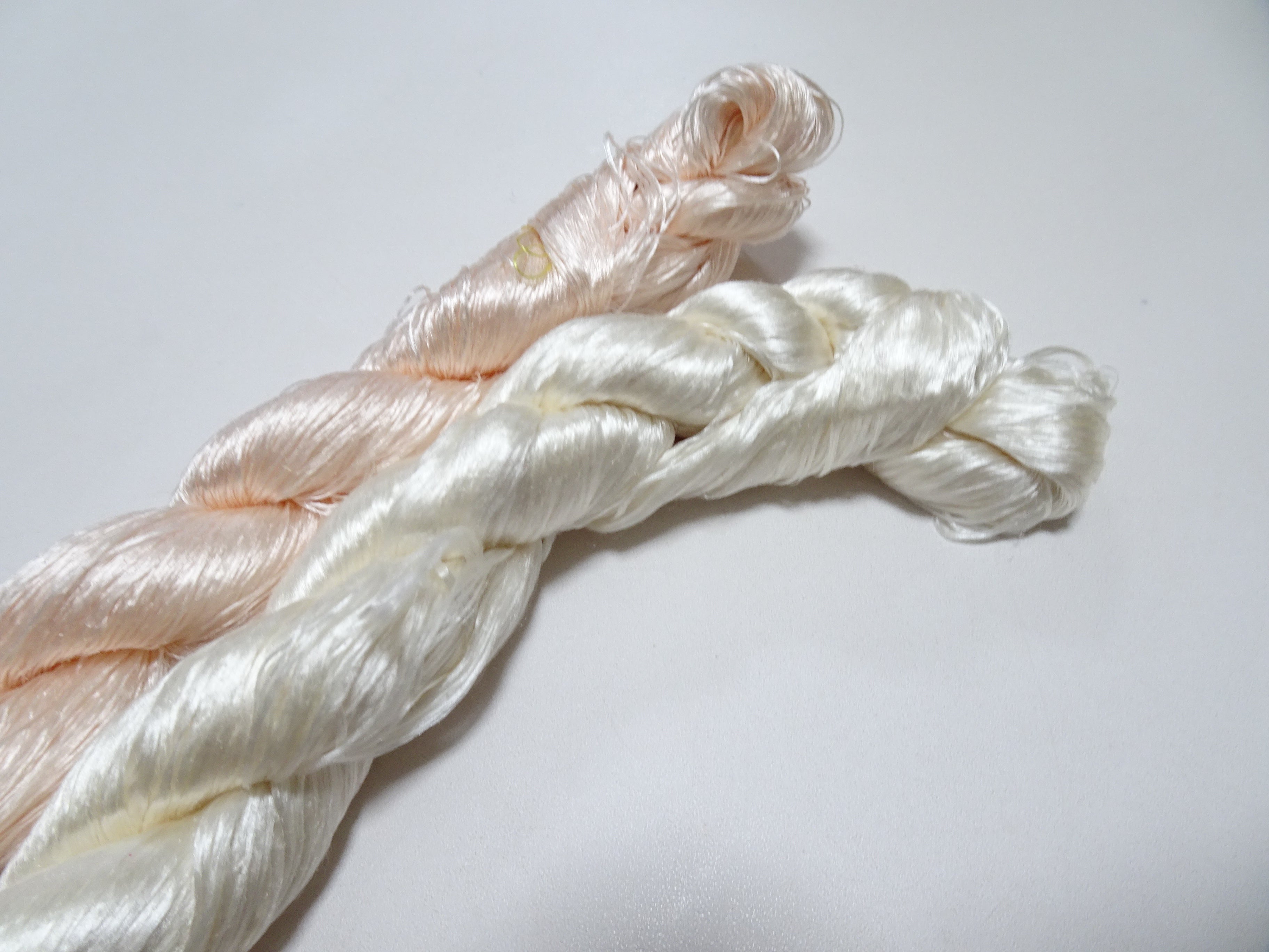 Japanese Vintage loose Twisted Silk Thread 2sets Embroidery 14559