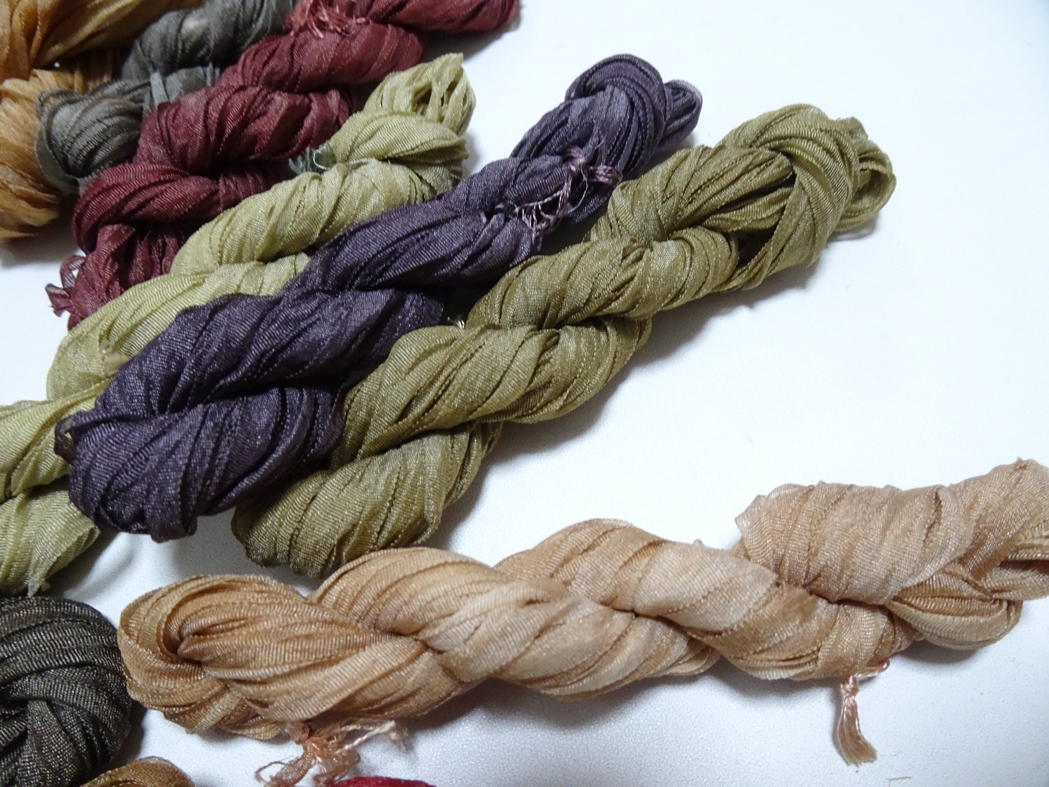 Japanese Vintage Silk Ribbon Embroidery Thread 15sets 18971