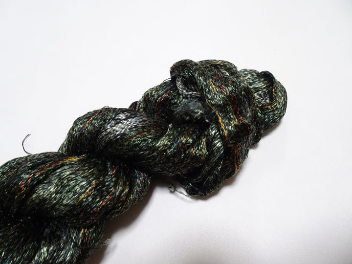 Japanese Vintage Super Rare Indigo Mud Dyeing kasuri loose Twisted Silk Thread Various Sets Embroidery & weave 15535