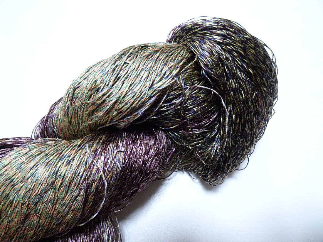 Japanese Tanaka Gen Silk – One-of-a-Kind Hand-Dyed Artistic Silk Thread, Rare Japanese Artisan Yarn, Limited Stock 19135