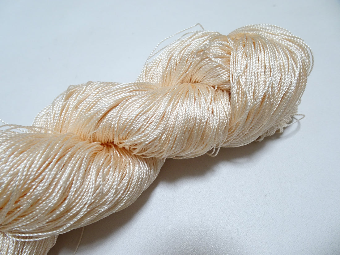 Japanese Vintage Twisted Silk Thread Embroidery & Weaving 17766