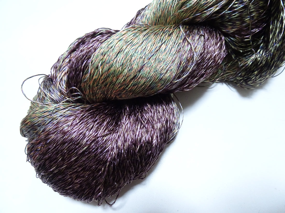Japanese Tanaka Gen Silk – One-of-a-Kind Hand-Dyed Artistic Silk Thread, Rare Japanese Artisan Yarn, Limited Stock 19135