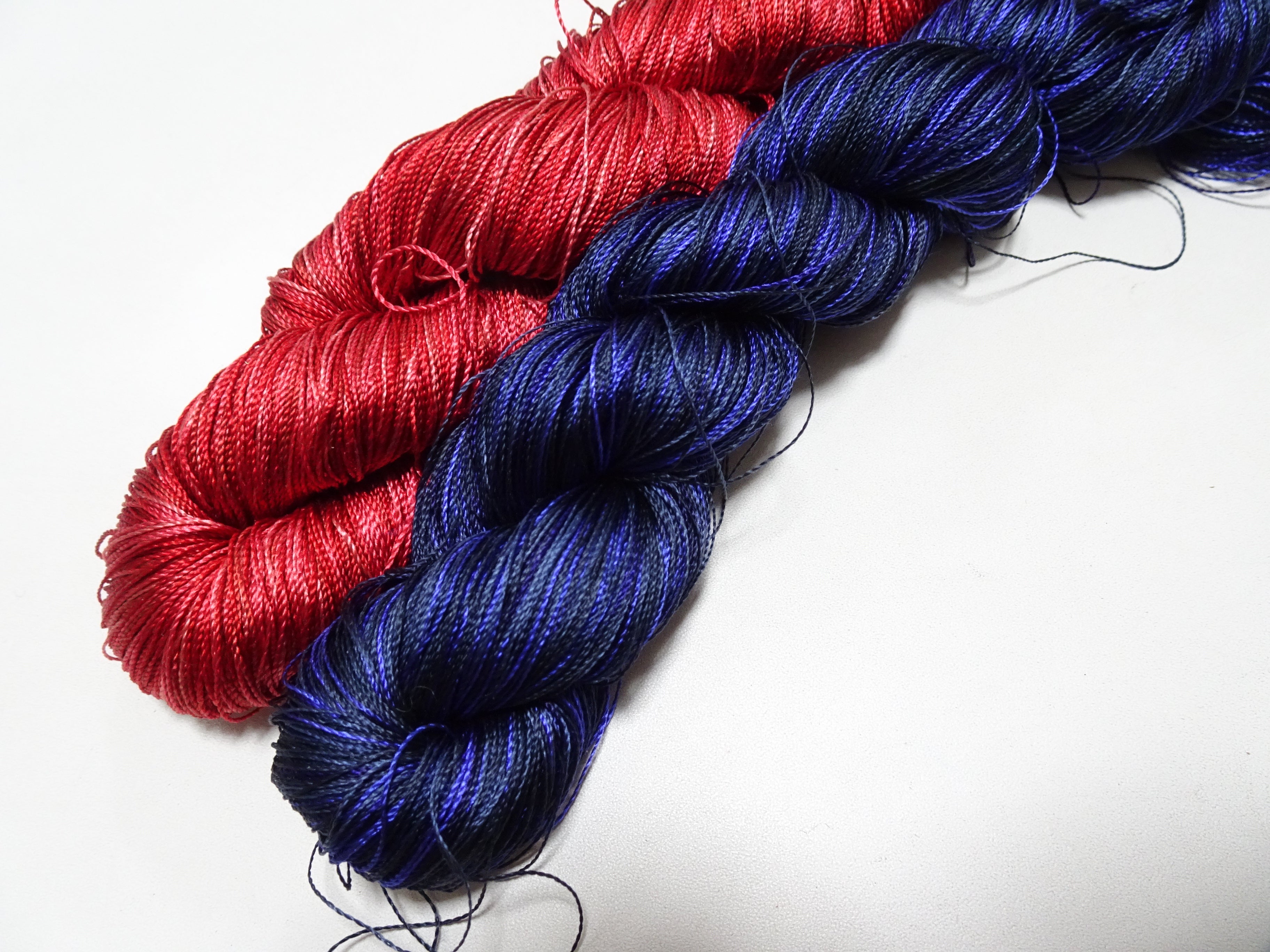 Japanese Vintage Twisted Silk Thread 2sets Embroidery & Weaving 18459