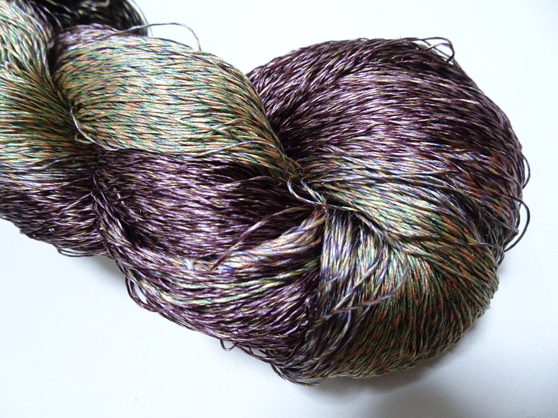 Japanese Tanaka Gen Silk – One-of-a-Kind Hand-Dyed Artistic Silk Thread, Rare Japanese Artisan Yarn, Limited Stock 19135