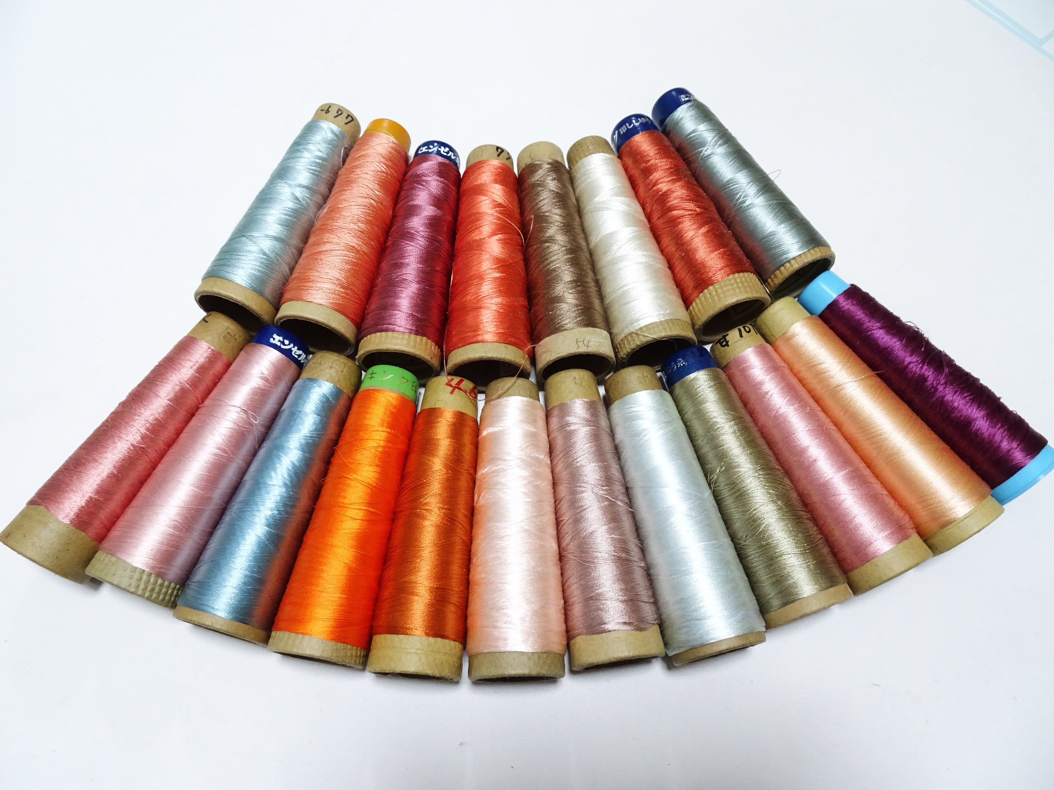 Special Price!! Japanese vintage silk thread 20sets embroidery 16389