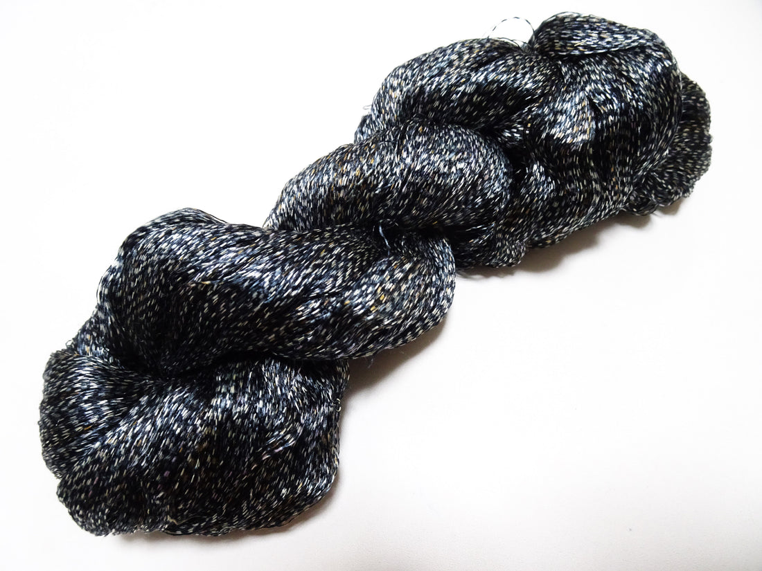 Japanese Vintage Super Rare Indigo Mud Dyeing kasuri loose Twisted Silk Thread Various Sets Embroidery & weave 15536