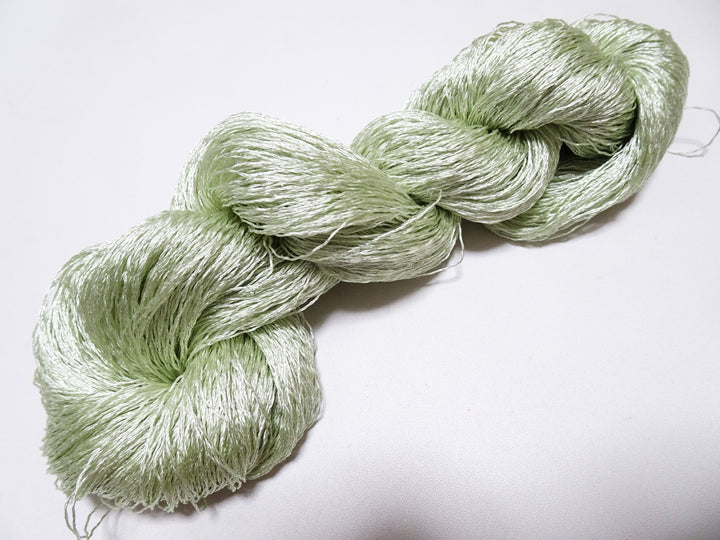 Japanese Vintage High Class Rare Silk Thread Mixture of Silver embroidery 15619