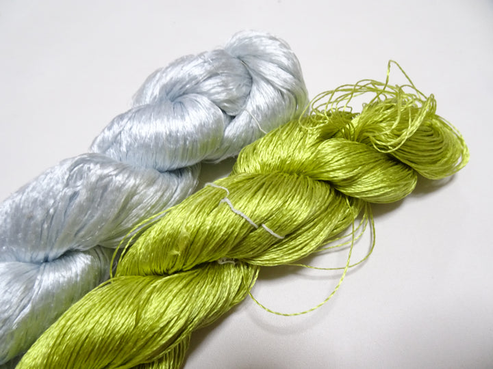 Japanese Vintage Twisted Silk Thread 2sets Embroidery 15394