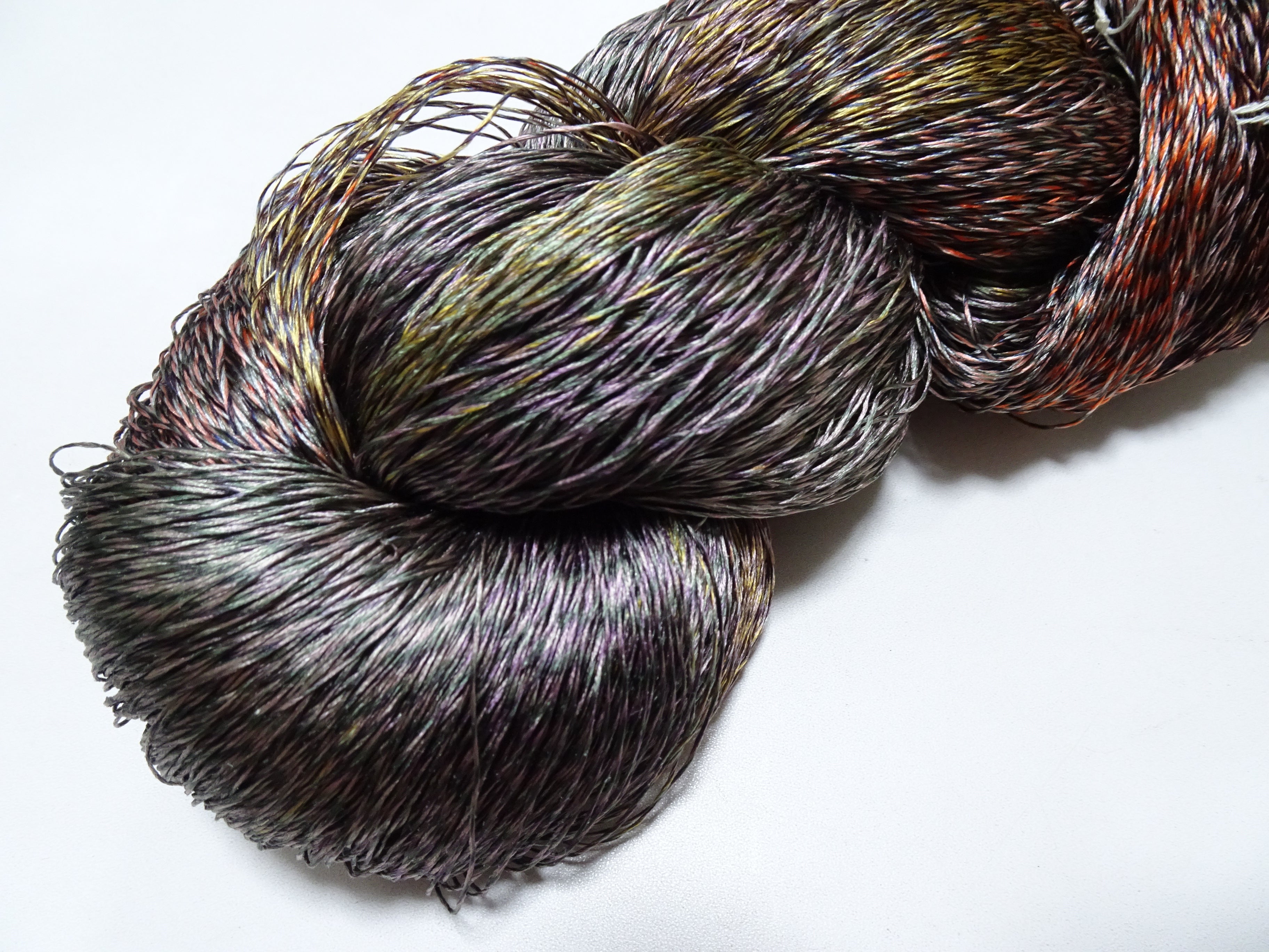 Japanese Tanaka Gen Silk – One-of-a-Kind Hand-Dyed Artistic Silk Thread, Rare Japanese Artisan Yarn, Limited Stock 19136