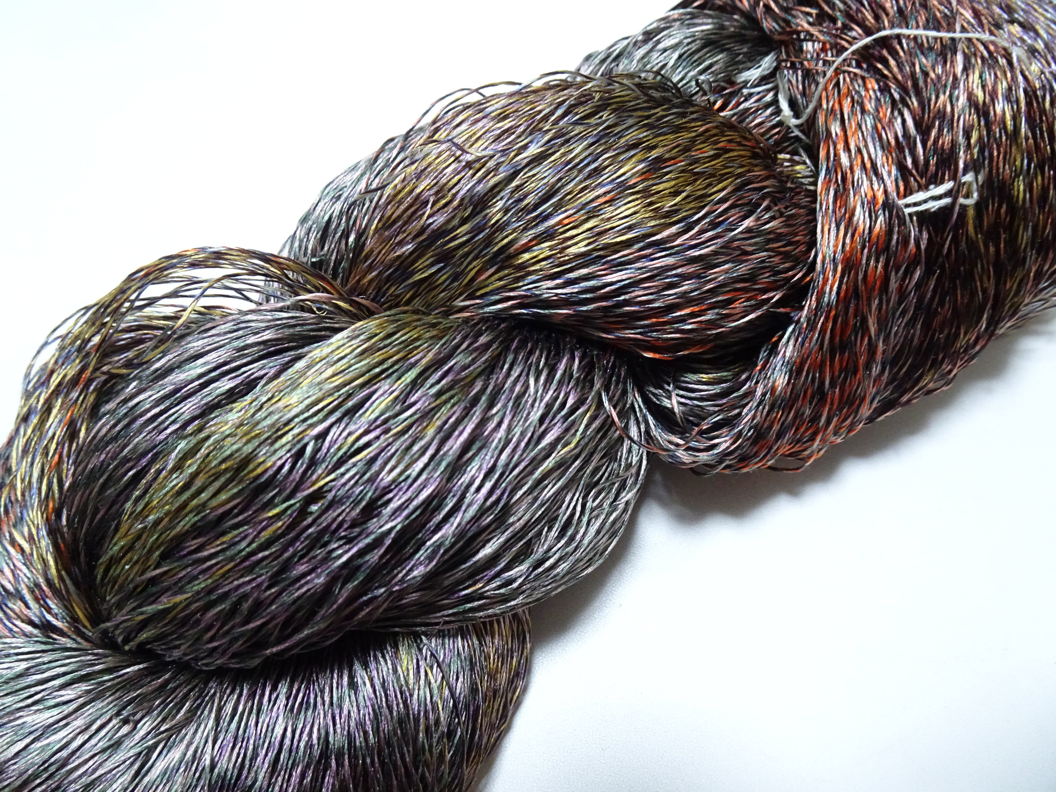 Japanese Tanaka Gen Silk – One-of-a-Kind Hand-Dyed Artistic Silk Thread, Rare Japanese Artisan Yarn, Limited Stock 19136