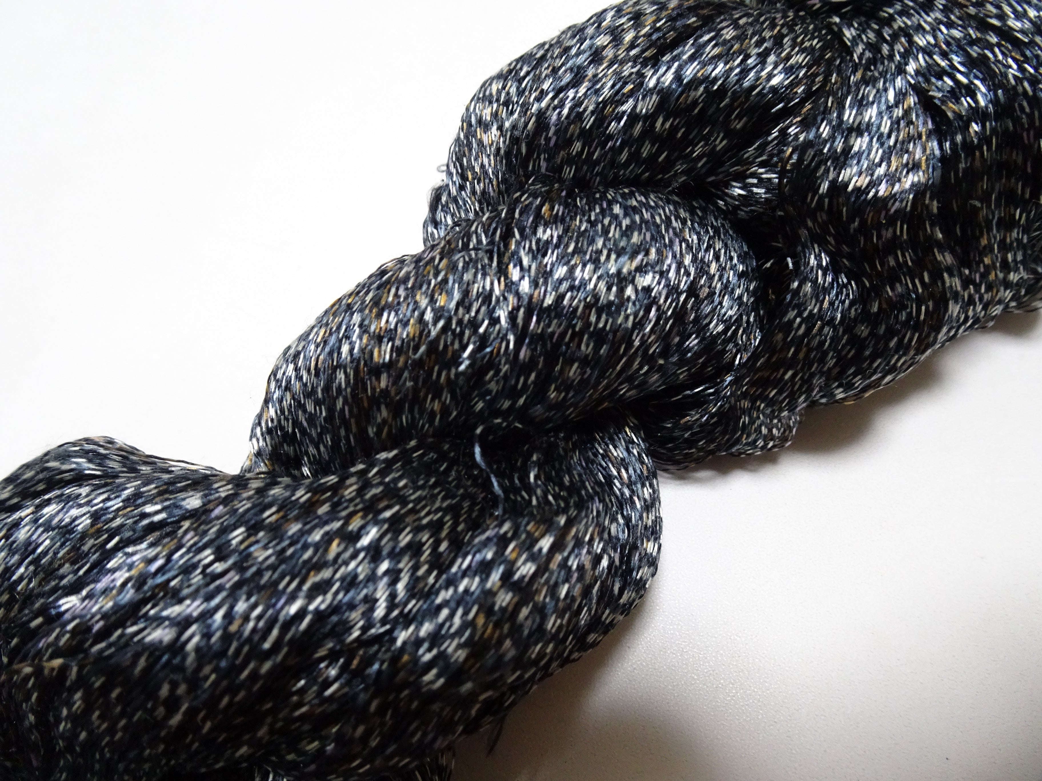 Japanese Vintage Super Rare Indigo Mud Dyeing kasuri loose Twisted Silk Thread Various Sets Embroidery & weave 15536